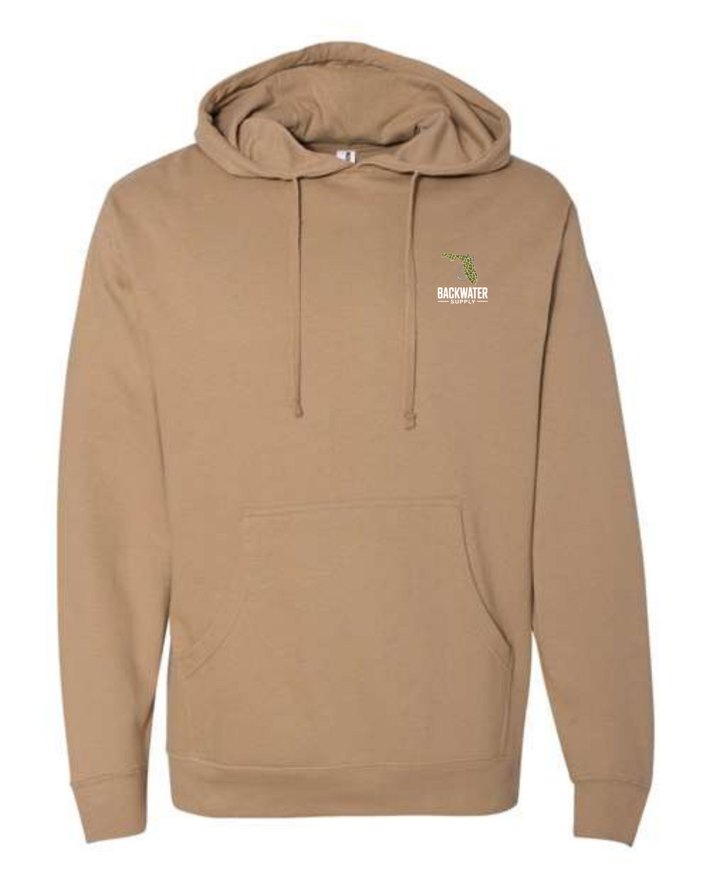 Backwater Supply – Camo Fish Midweight Hoodie