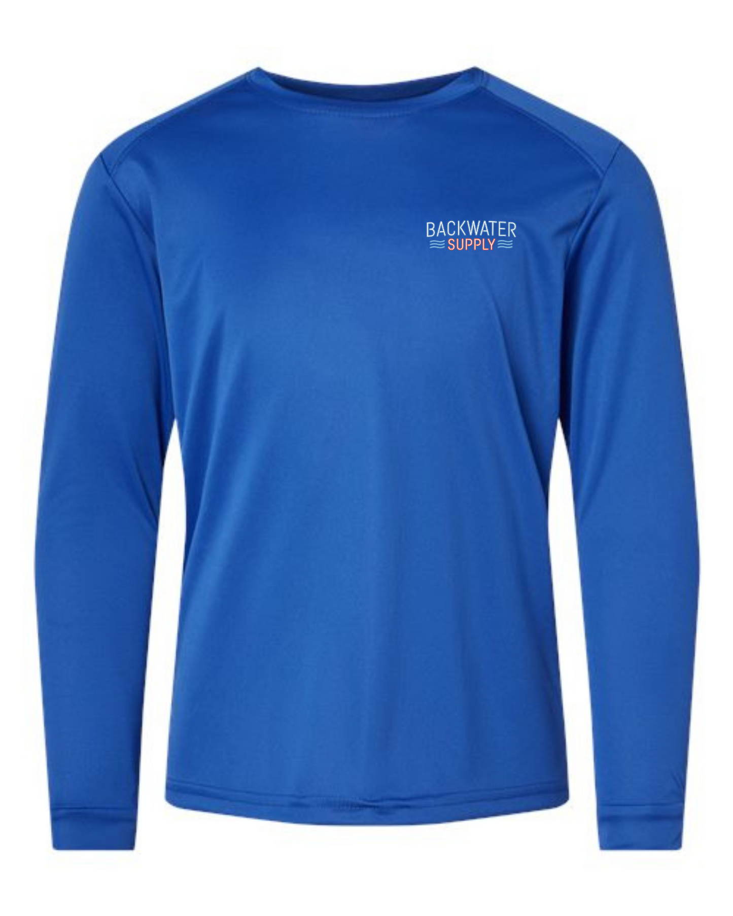 Youth Backwater Supply Performance Shirt - Neon Flag Design