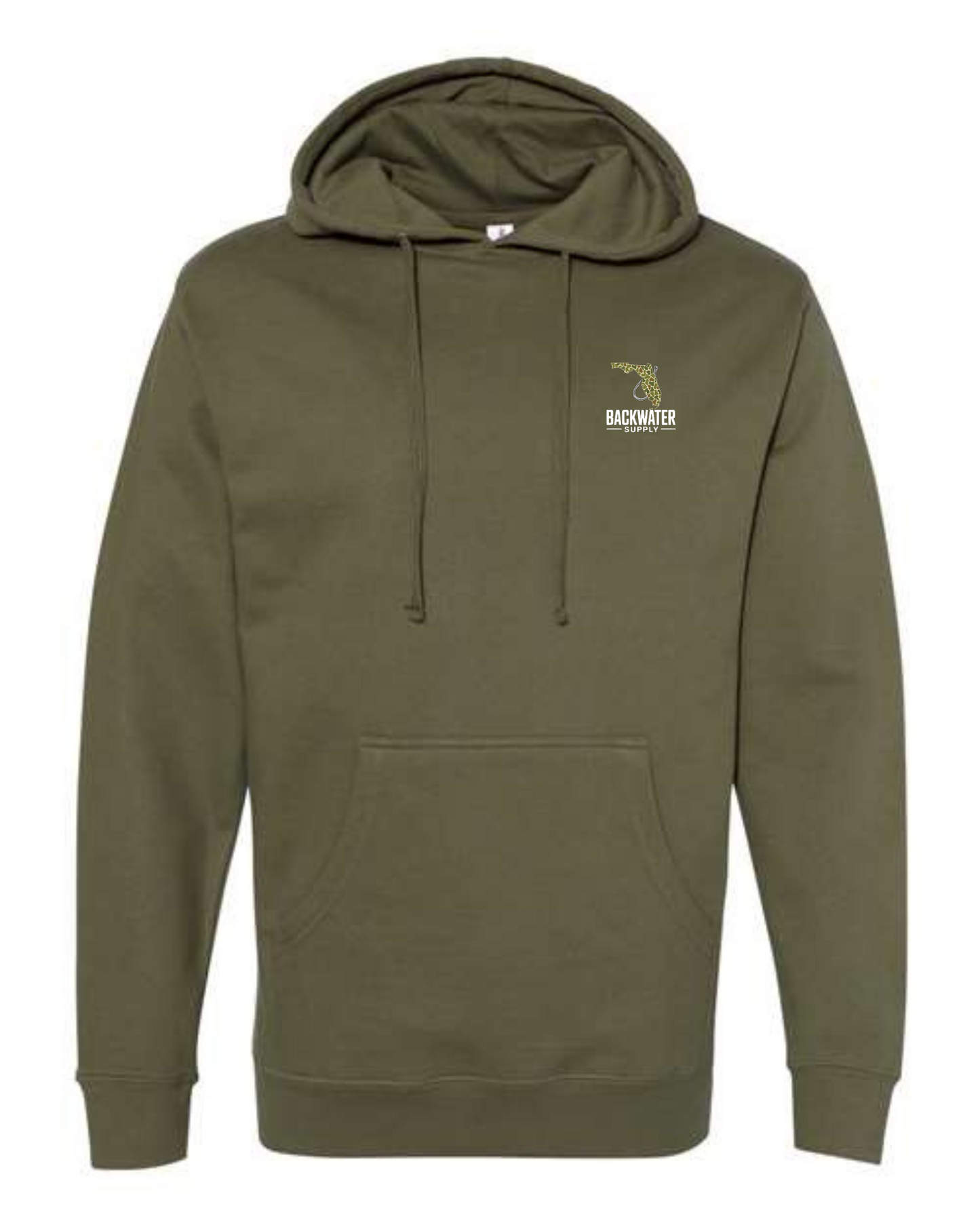 Backwater Supply – Camo Mangrove Midweight Hoodie