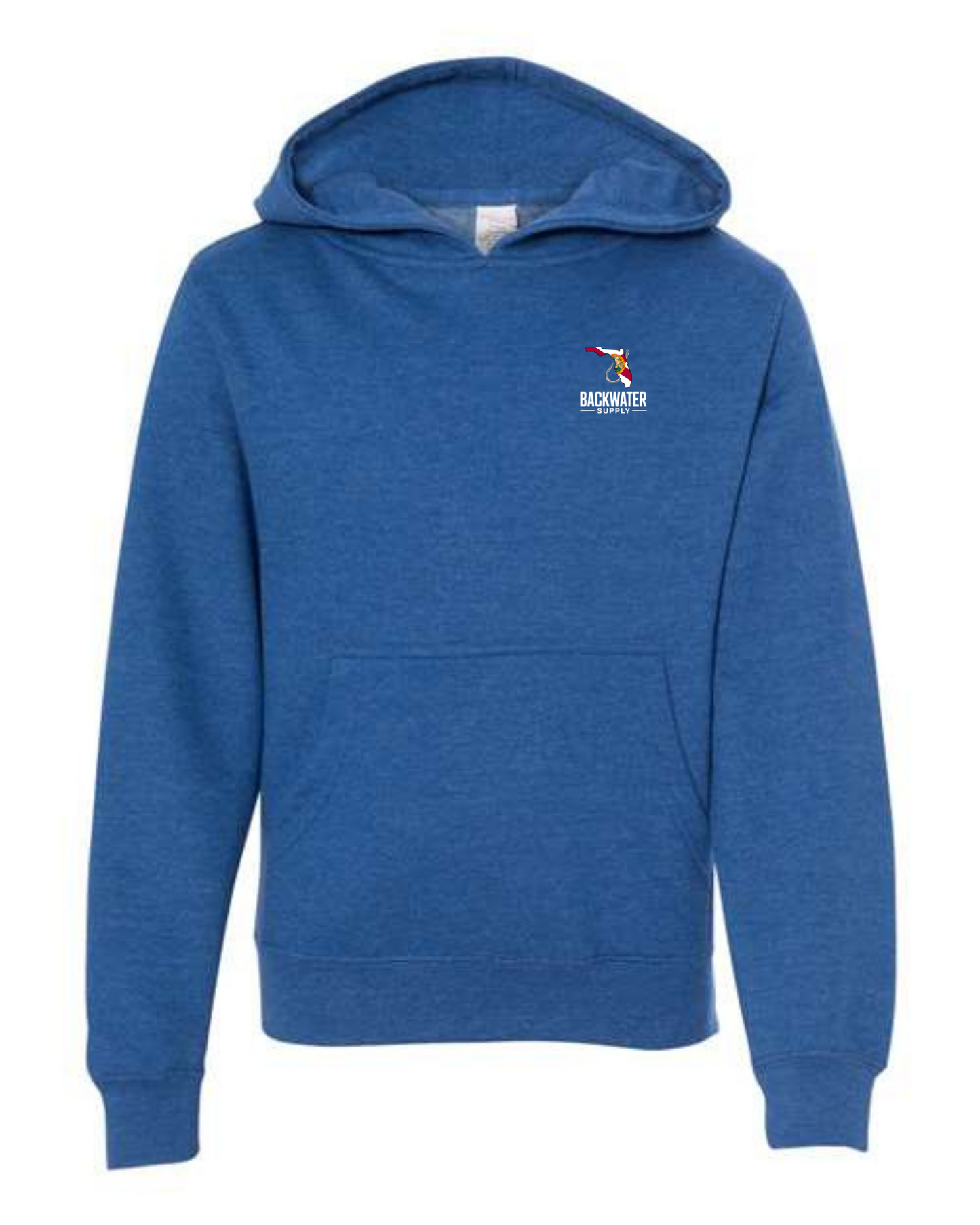 Youth Backwater Supply – Midweight Hoodie - Backwater Supply Florida/Born Flag Tee.