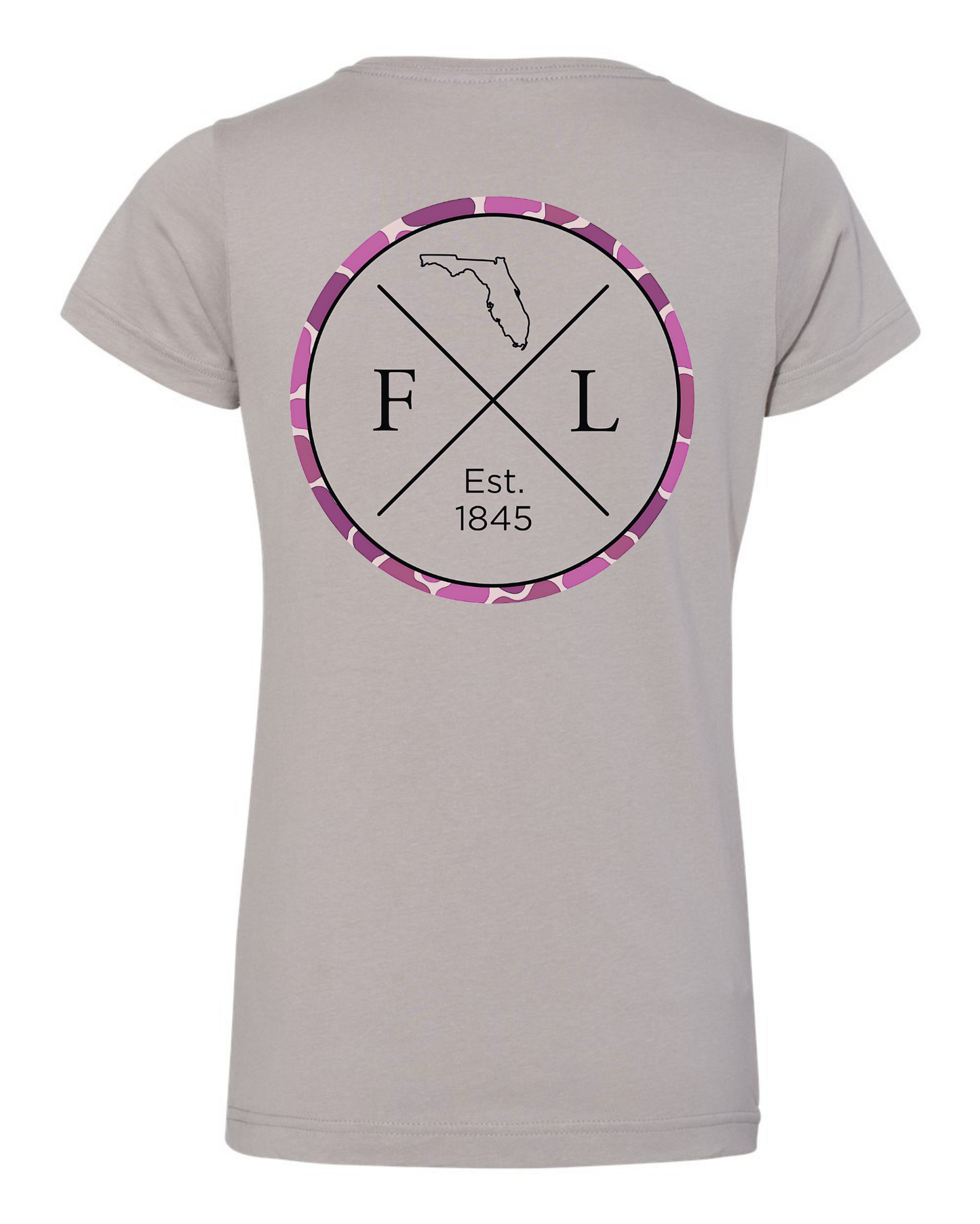 Women’s Florida Heritage Tee – Girly Camo Edition