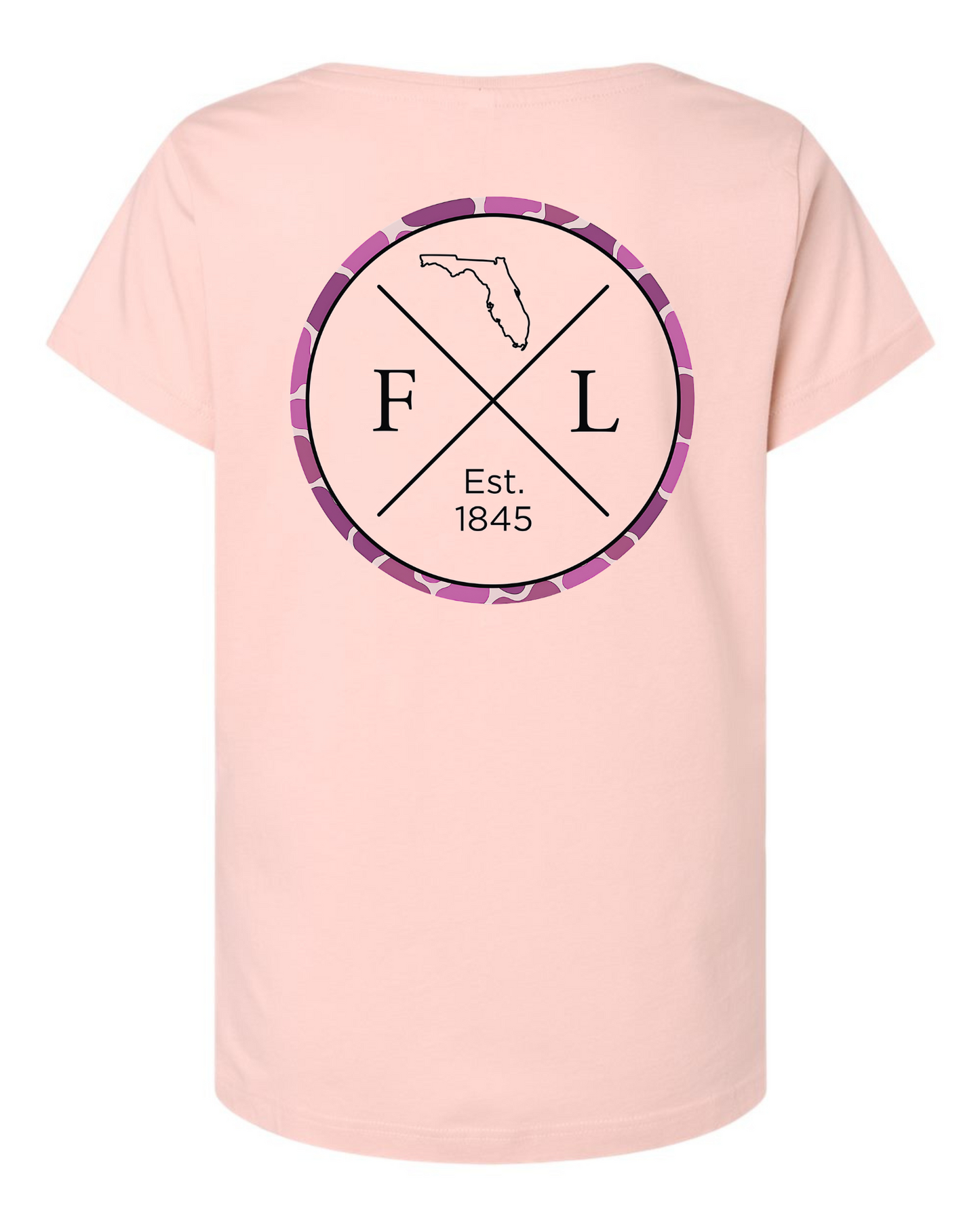 Women’s Florida Heritage Tee – Girly Camo Edition
