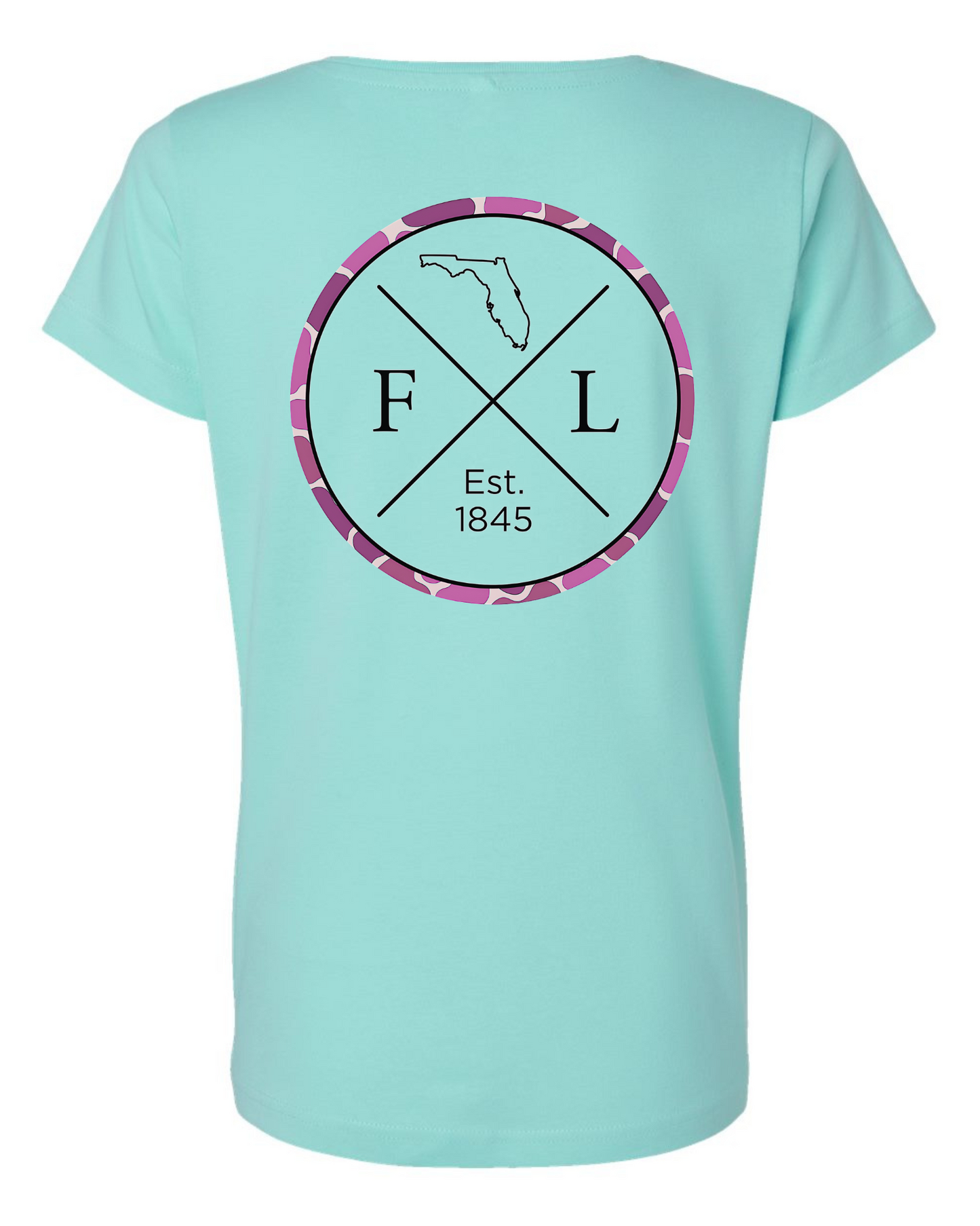 Women’s Florida Heritage Tee – Girly Camo Edition