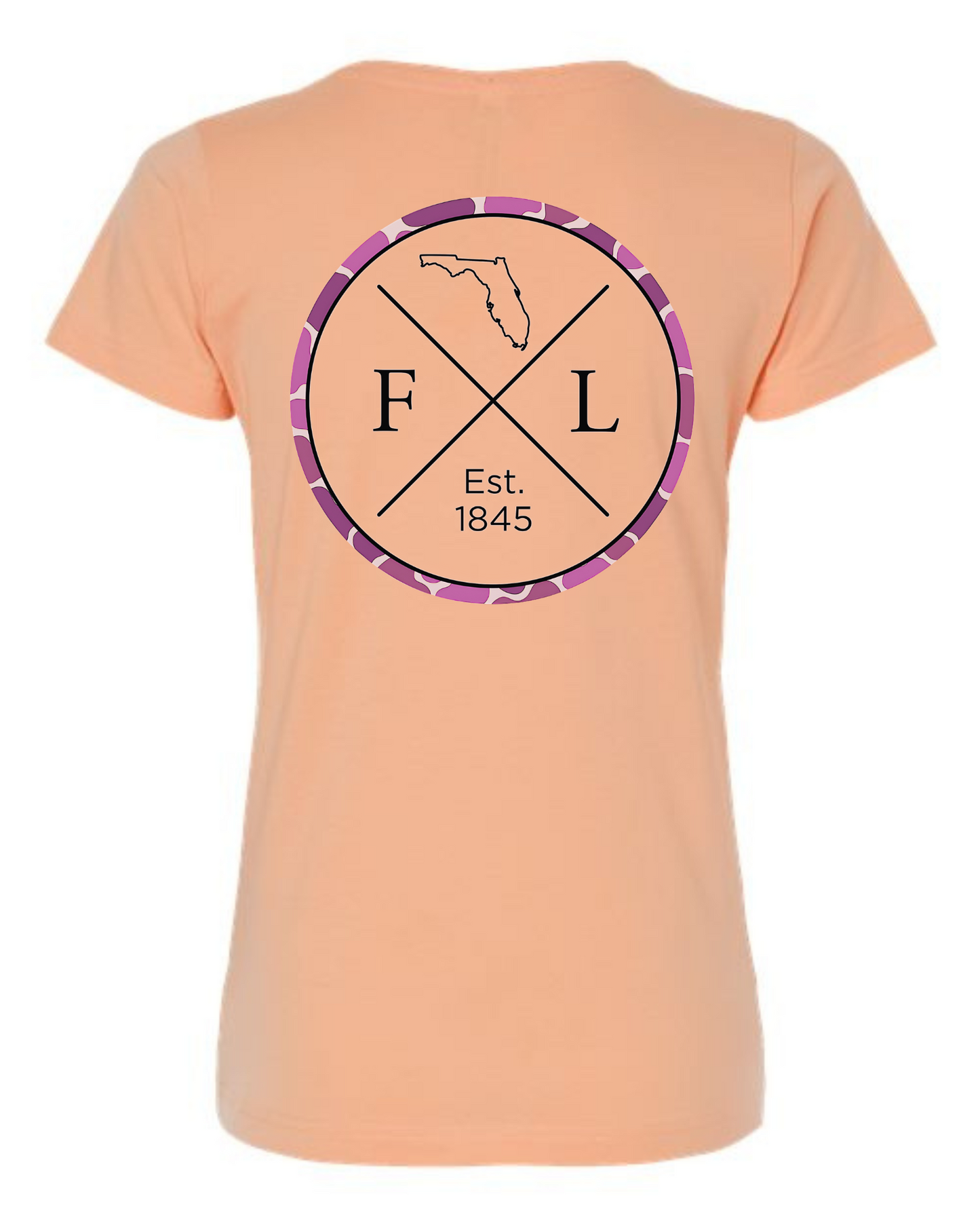 Women’s Florida Heritage Tee – Girly Camo Edition