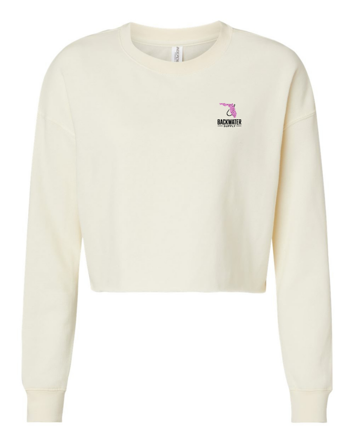 Women’s Lightweight Crop Crewneck Sweatshirt