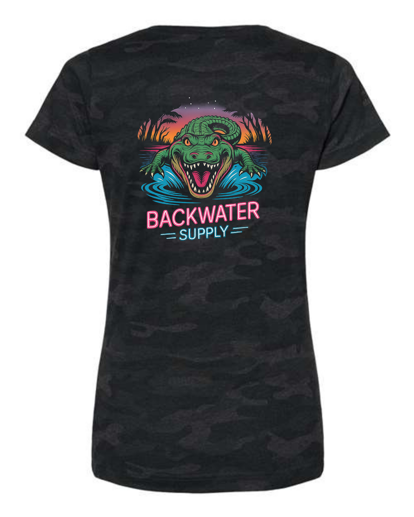 Women’s Backwater Supply – Neon Alligator