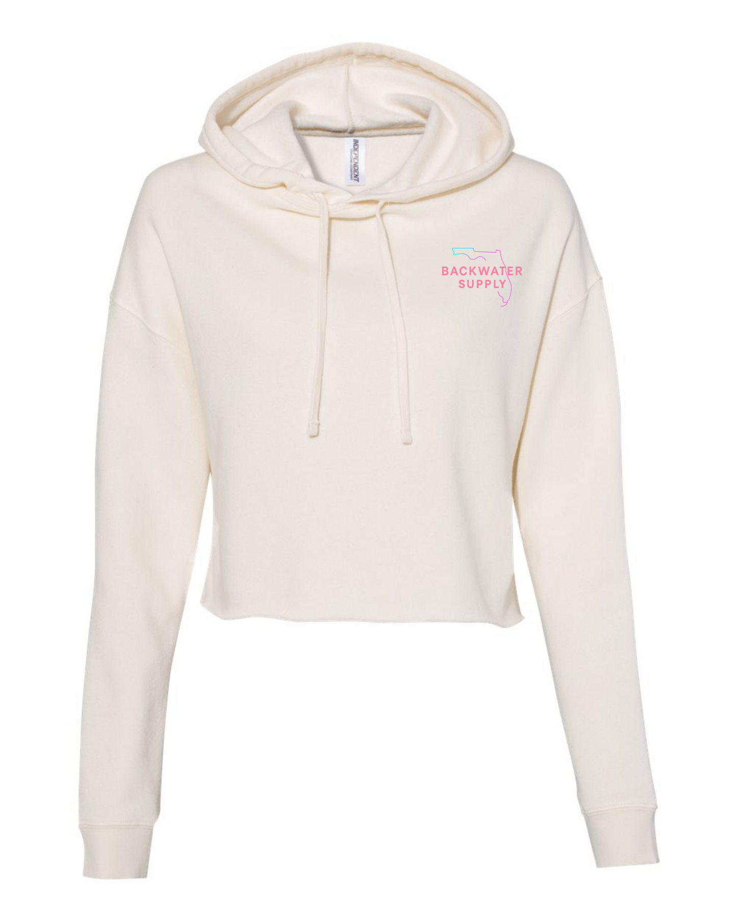 Women's Florida Born Backwater Bred Crop Hoodie