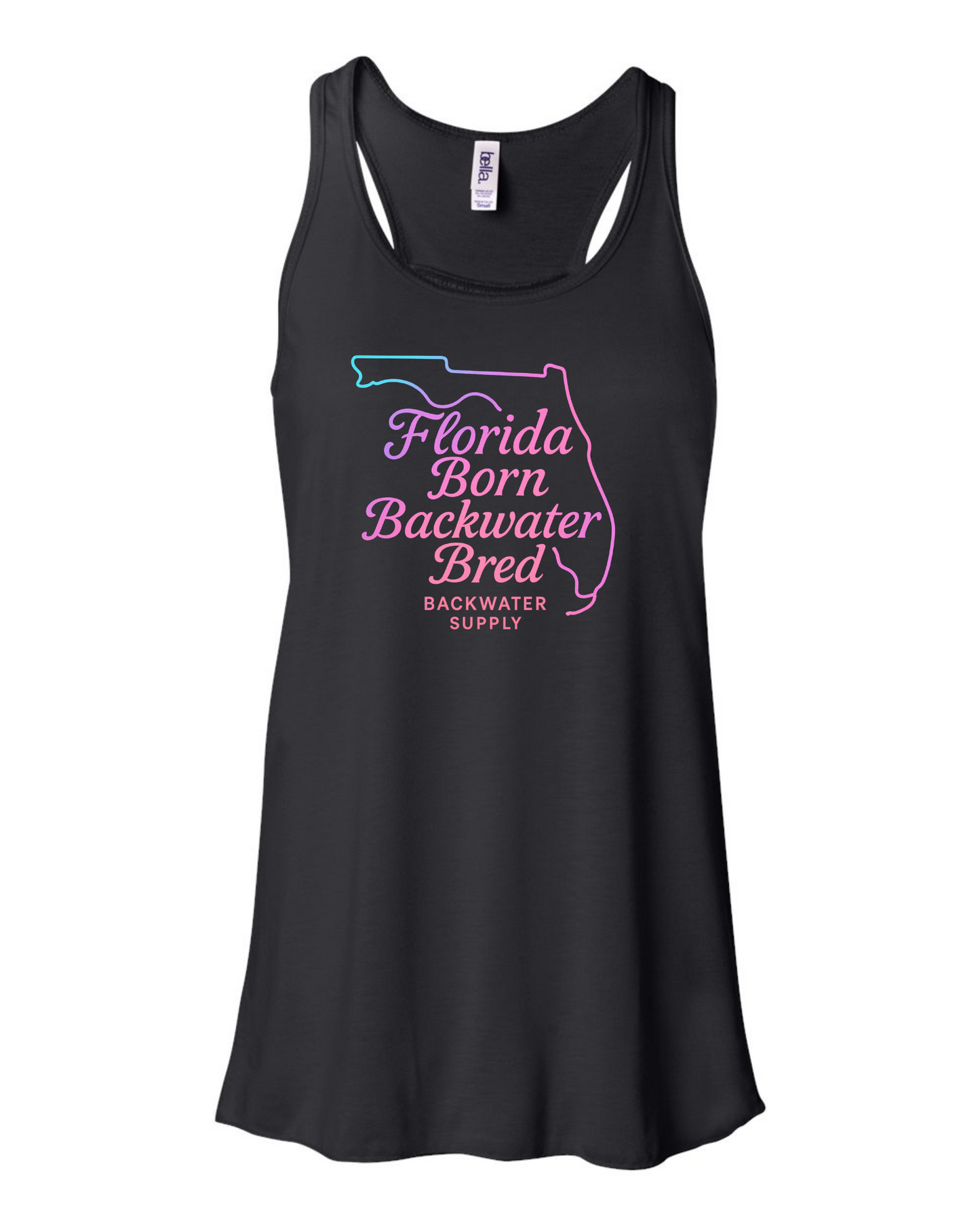 Women's Flowy Tank - Florida Born Backwater Bred
