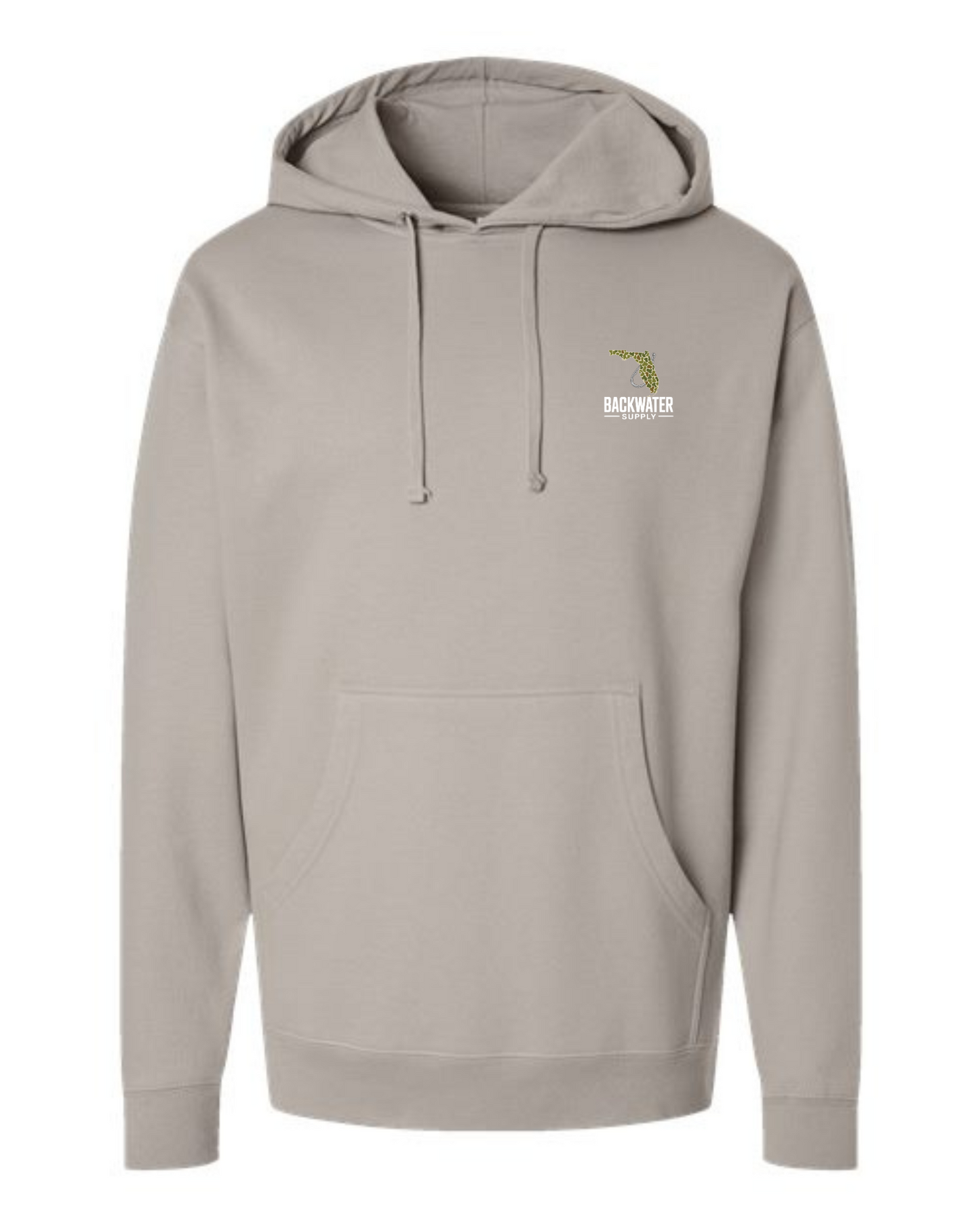 Backwater Supply – Camo Fish Midweight Hoodie