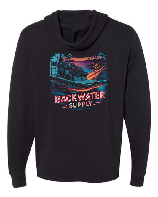 Backwater Supply – Neon Airboat Lightweight Hoodie