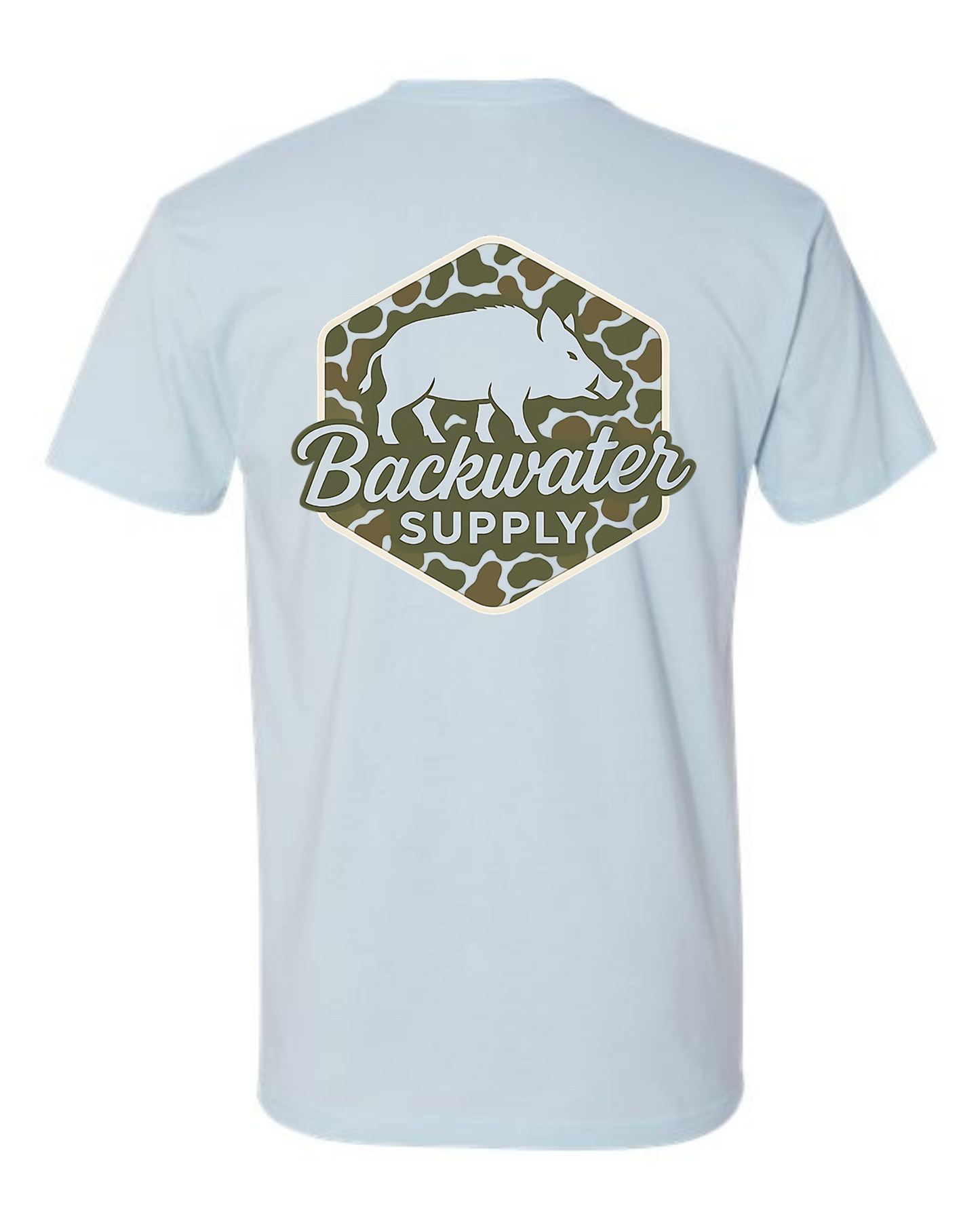 Youth Backwater Supply – Camo Hog Tee