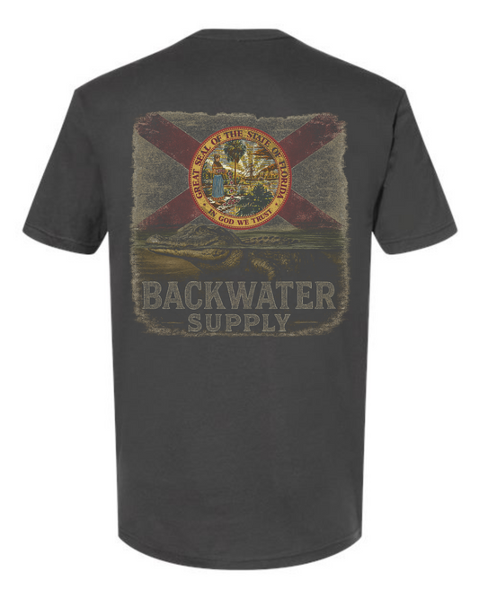 Backwater Supply – Florida Gator Flag Tee