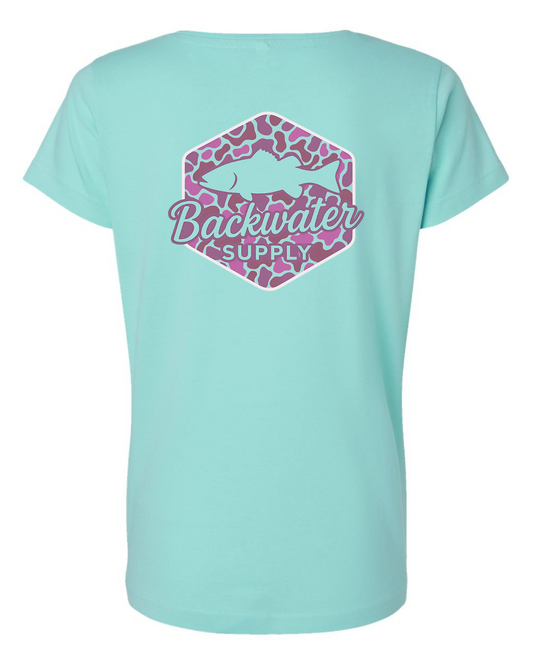 Women’s Camo Fish Tee