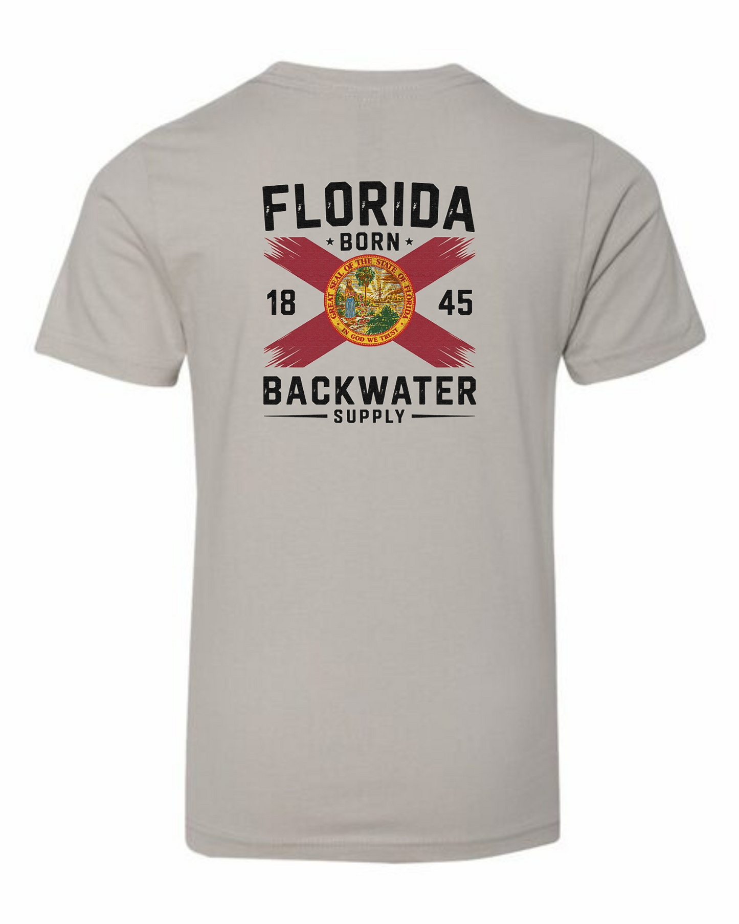 Backwater Supply –  Florida Flag/Florida Born Tee