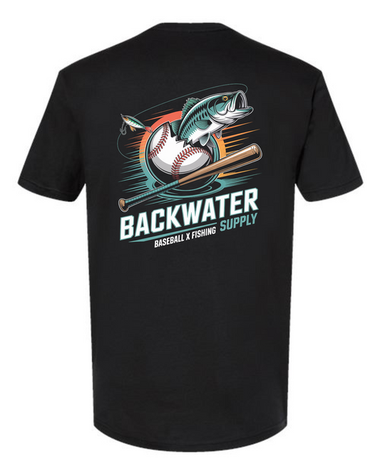 Youth Backwater Supply – Baseball x Fishing Tee