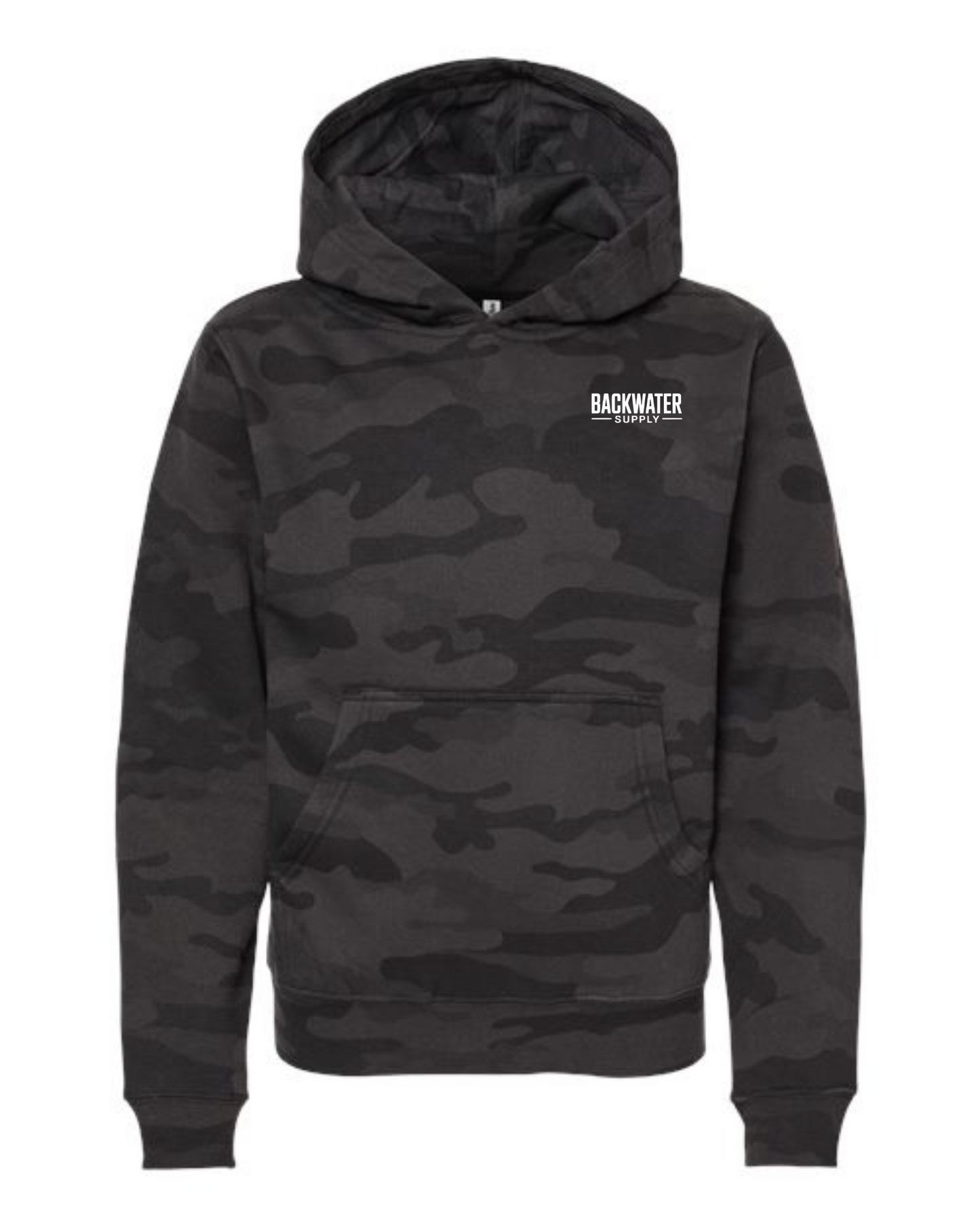 Youth Backwater Supply – Midweight Hoodie (Baseball x Fishing)