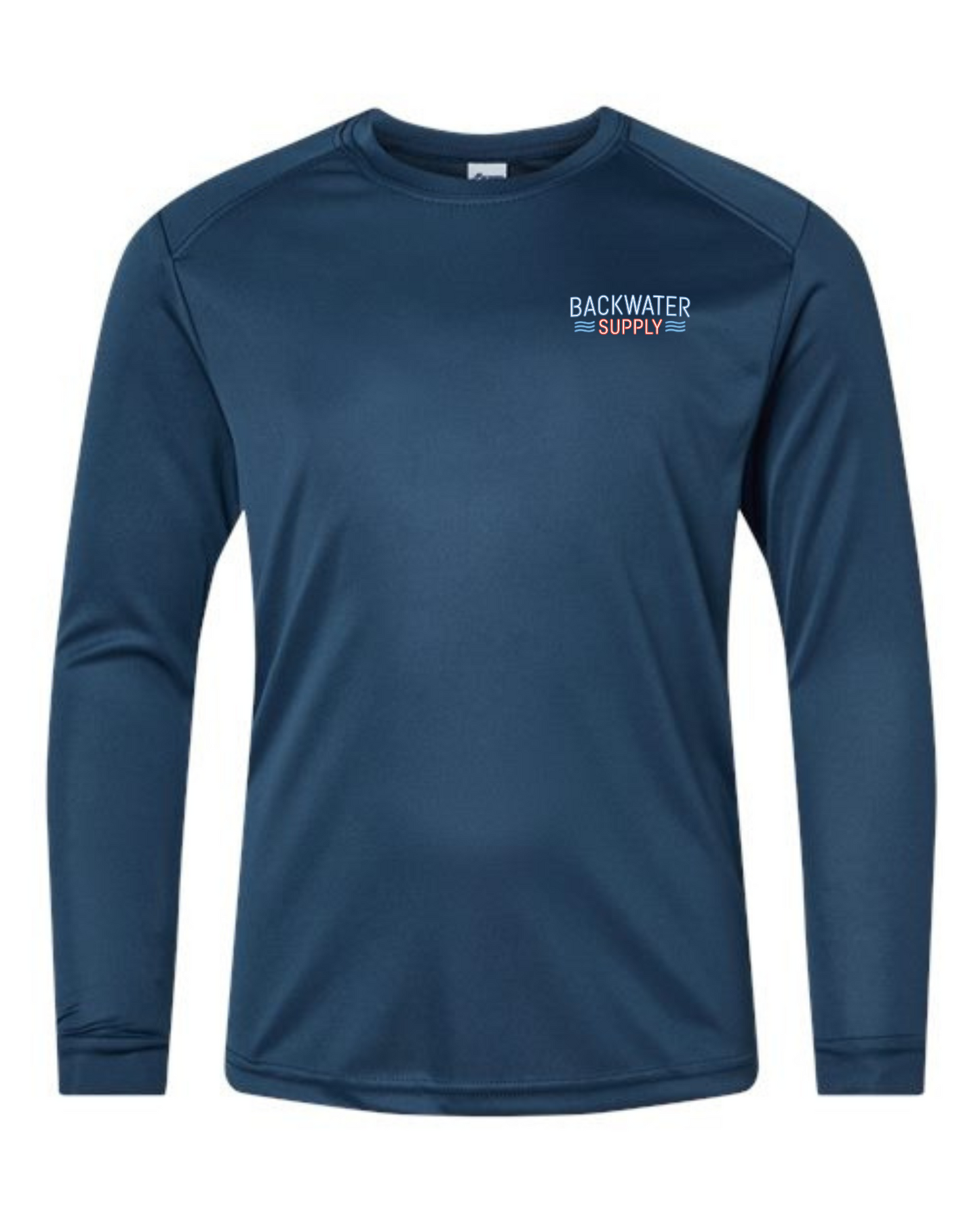 Youth Backwater Supply Performance Shirt - Neon Flag Design