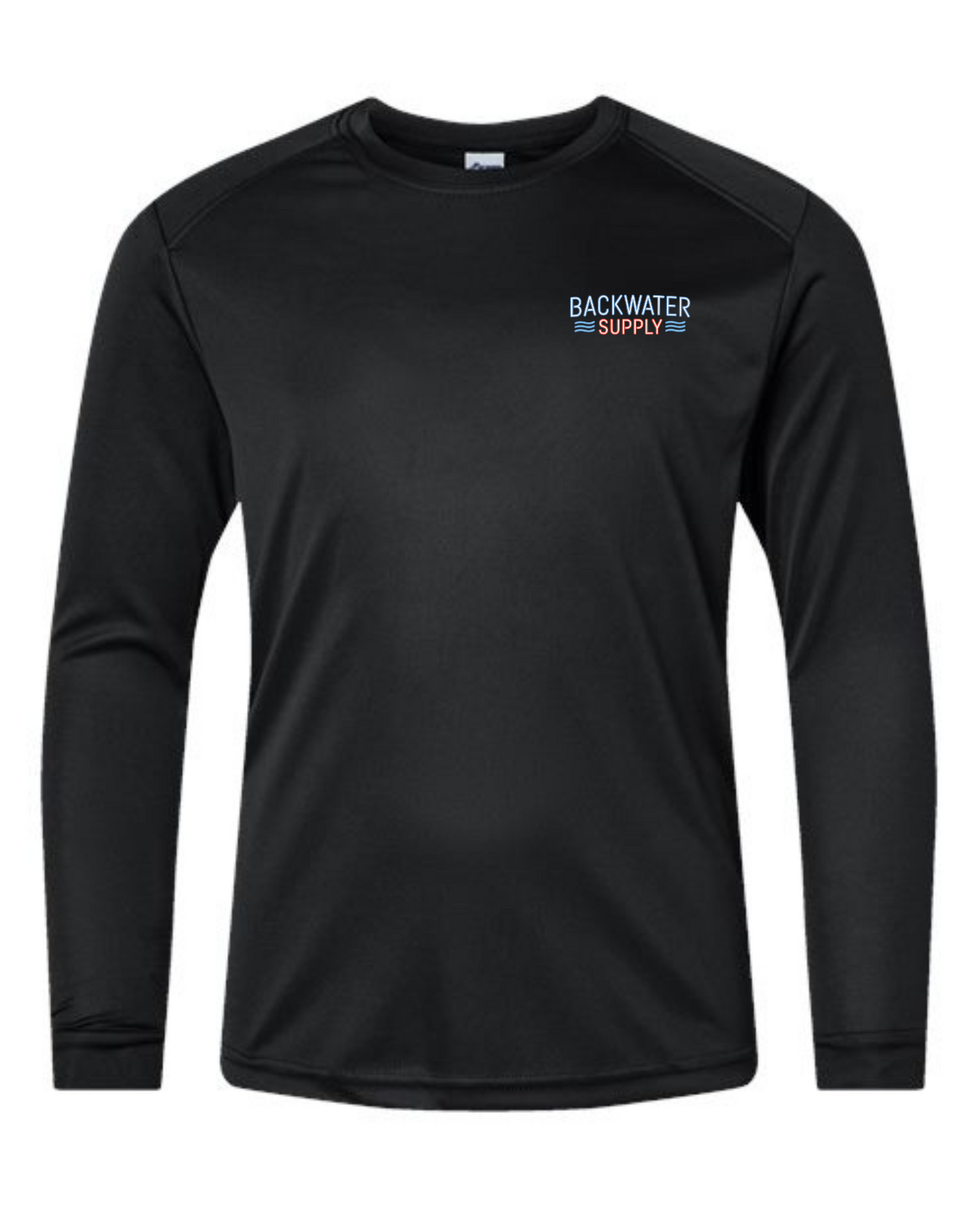 Youth Backwater Supply Performance Shirt - Neon Flag Design