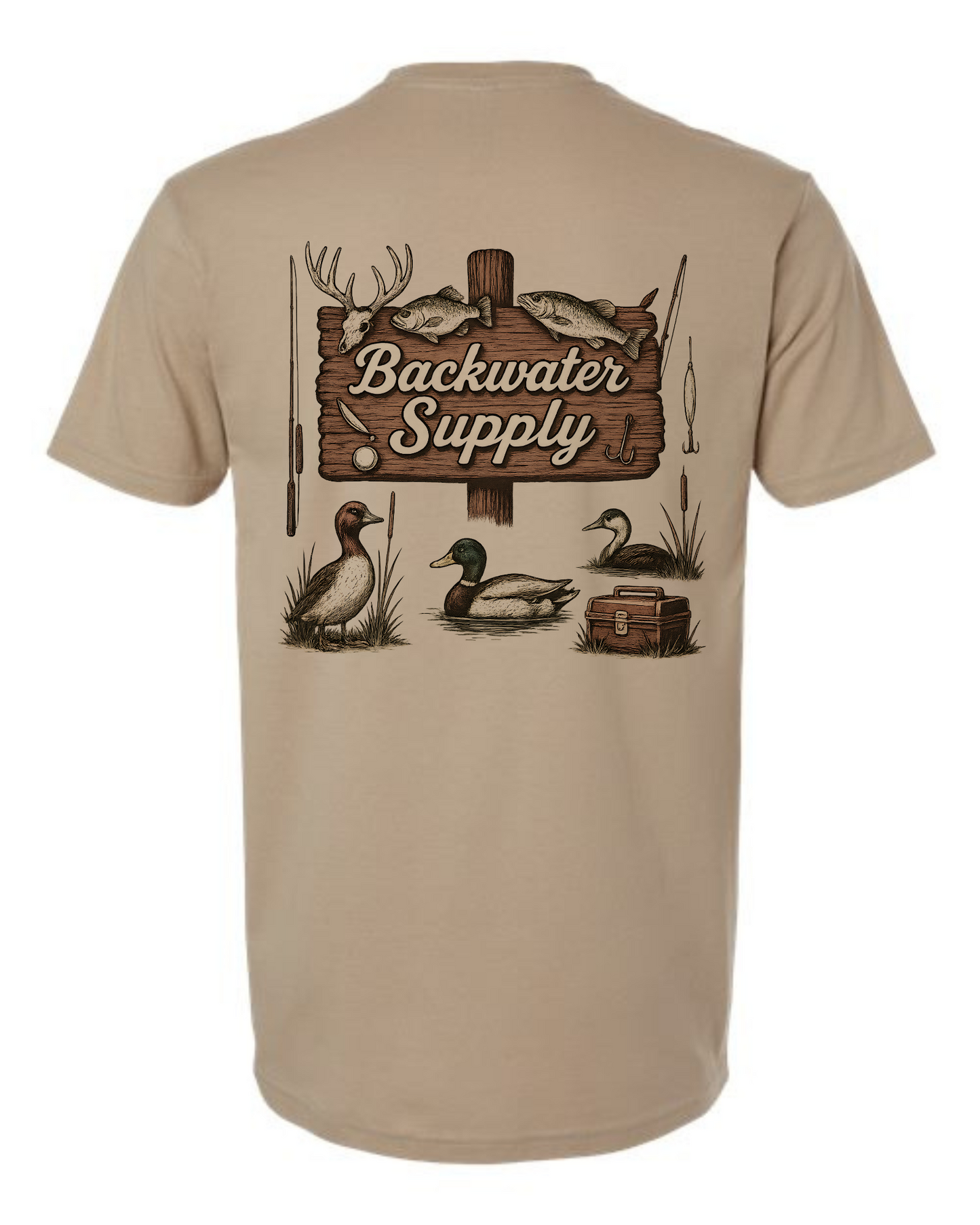 Backwater Supply – Heritage Wood Sign
