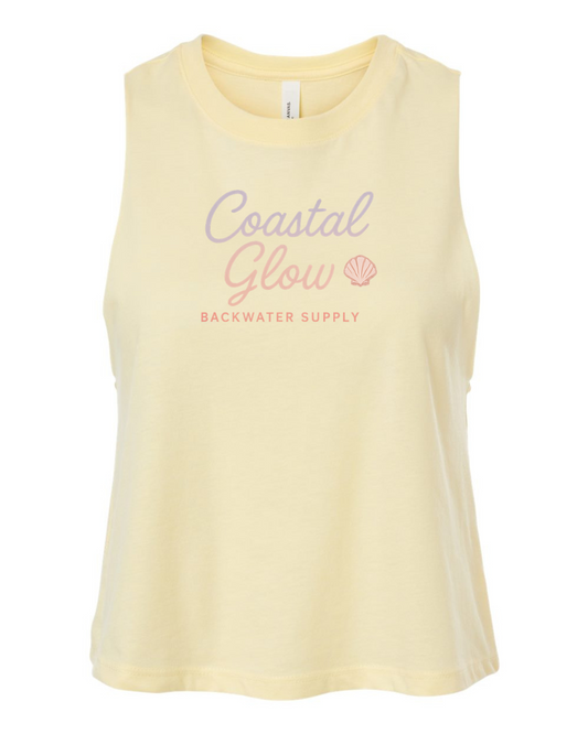 Women's Crop Tank - Coastal Glow