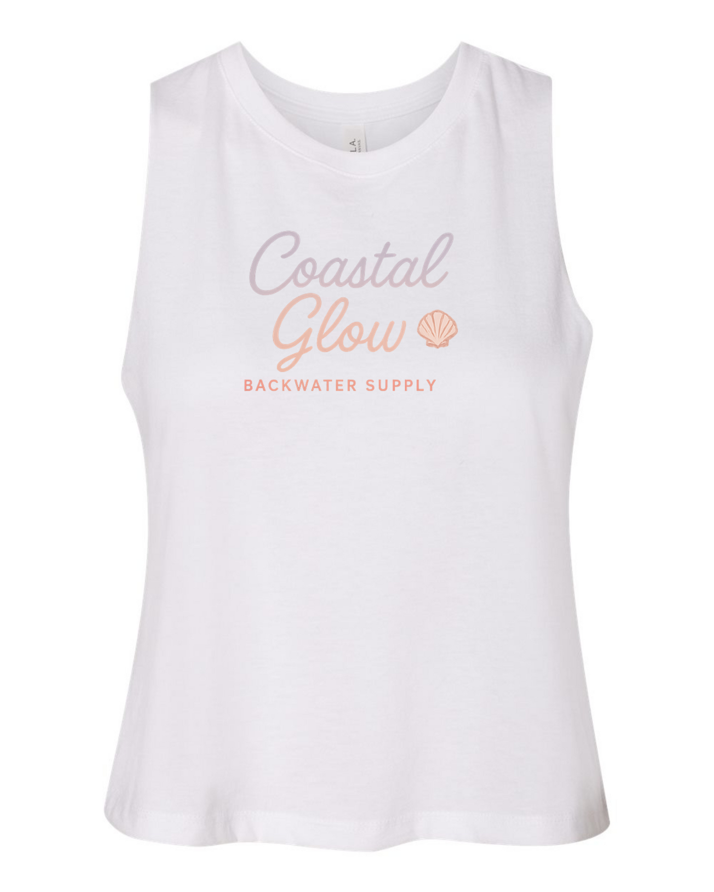 Women's Crop Tank - Coastal Glow