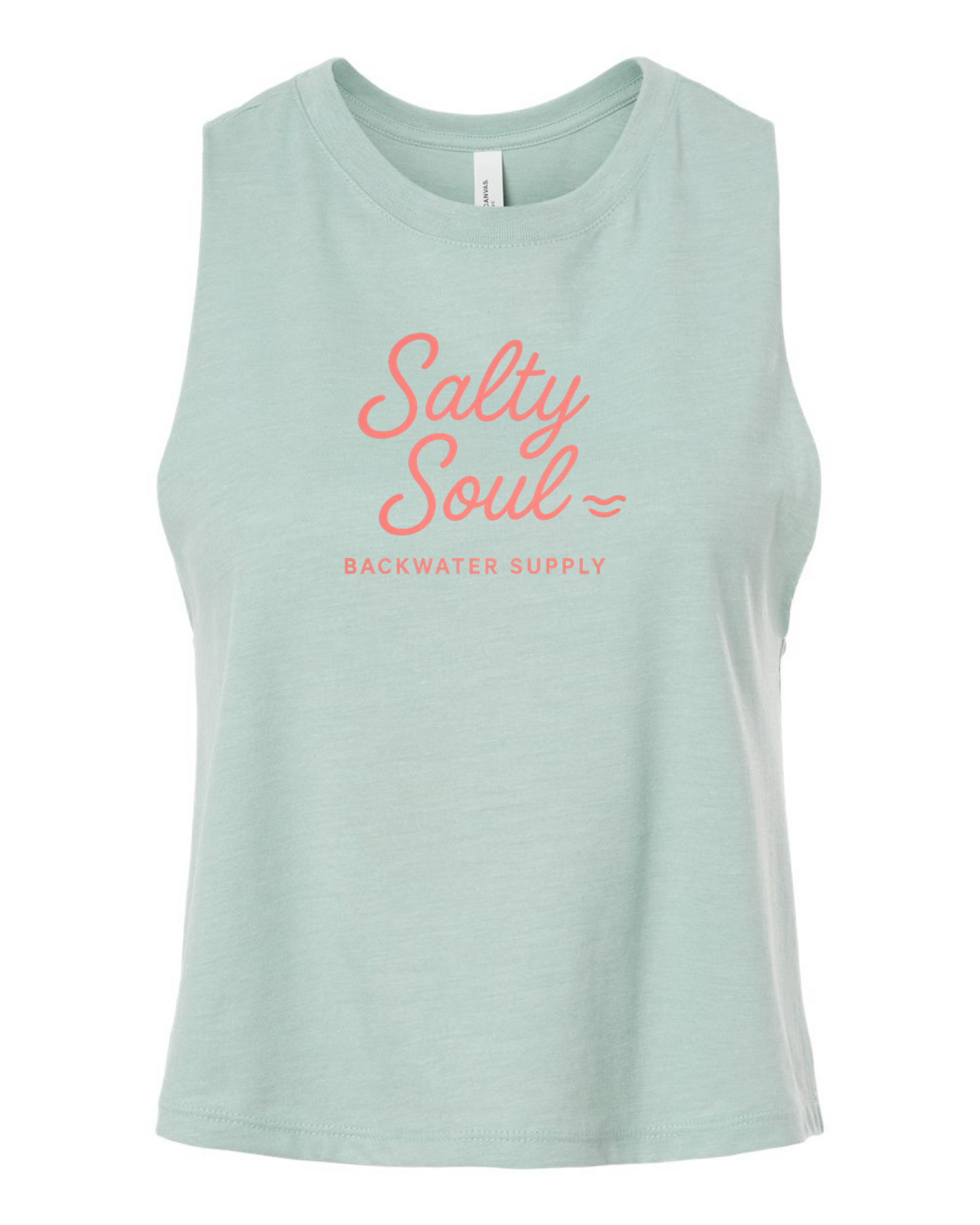 Women's Crop Tank - Salty Soul