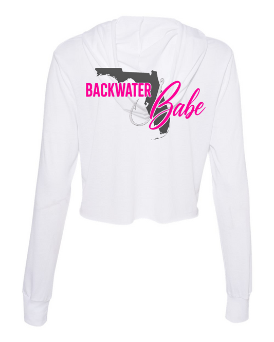 Backwater Babe Crop Hoodie Shirt