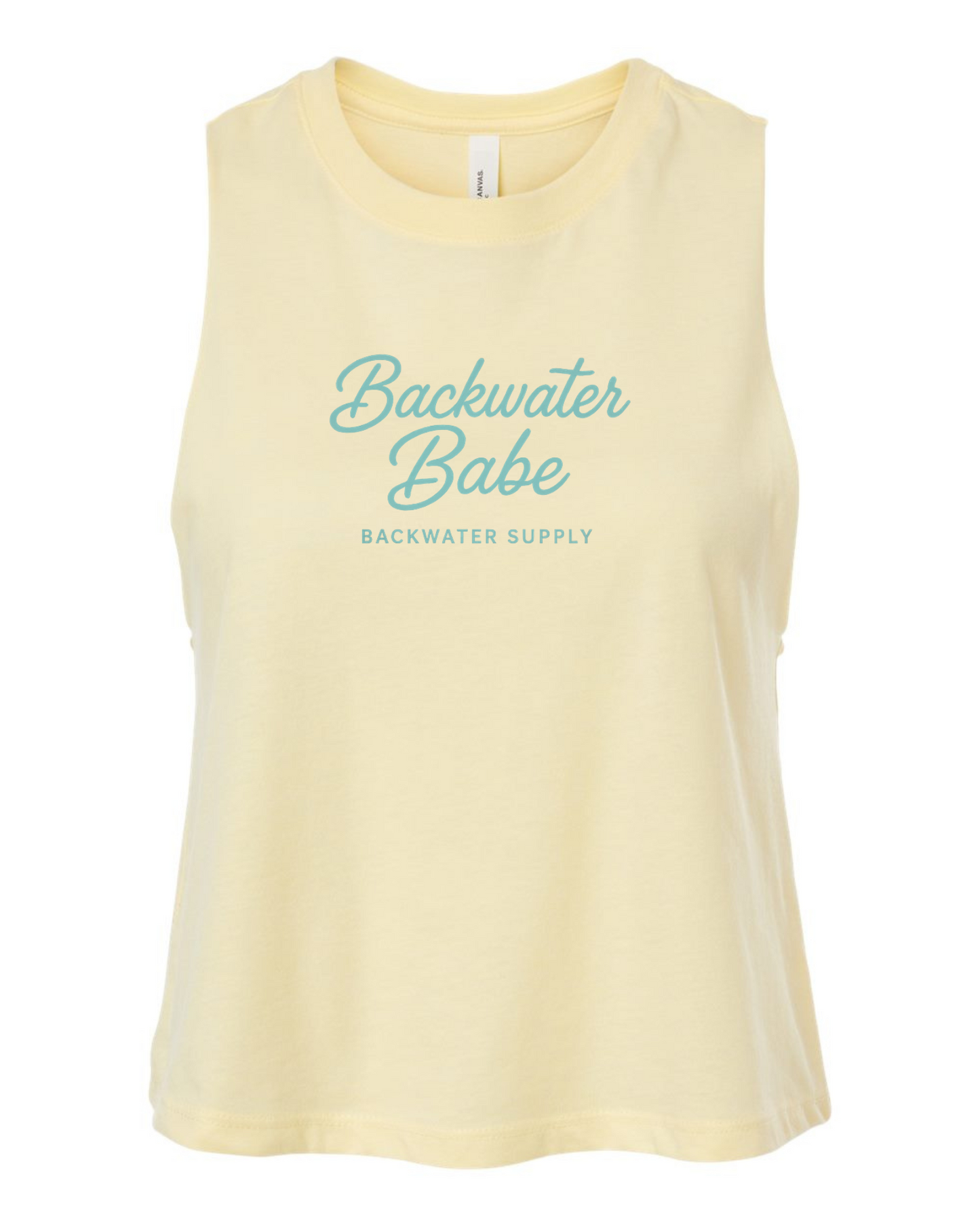 Women's Crop Tank - Coastal Backwater Babe