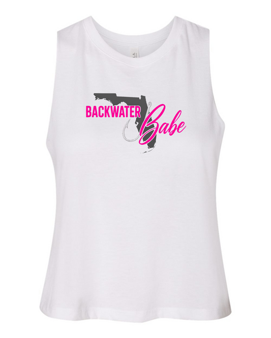 Women's Crop Tank - Backwater Babe
