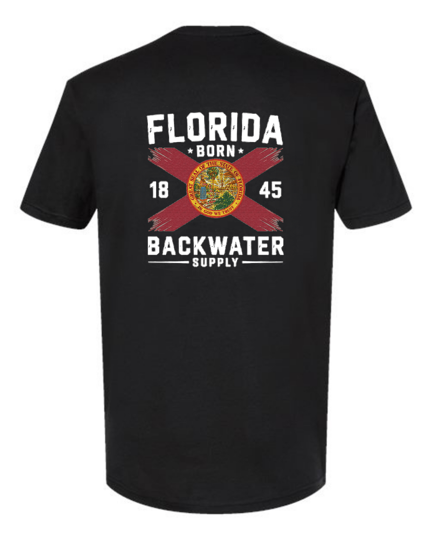 Backwater Supply –  Florida Flag/Florida Born Tee