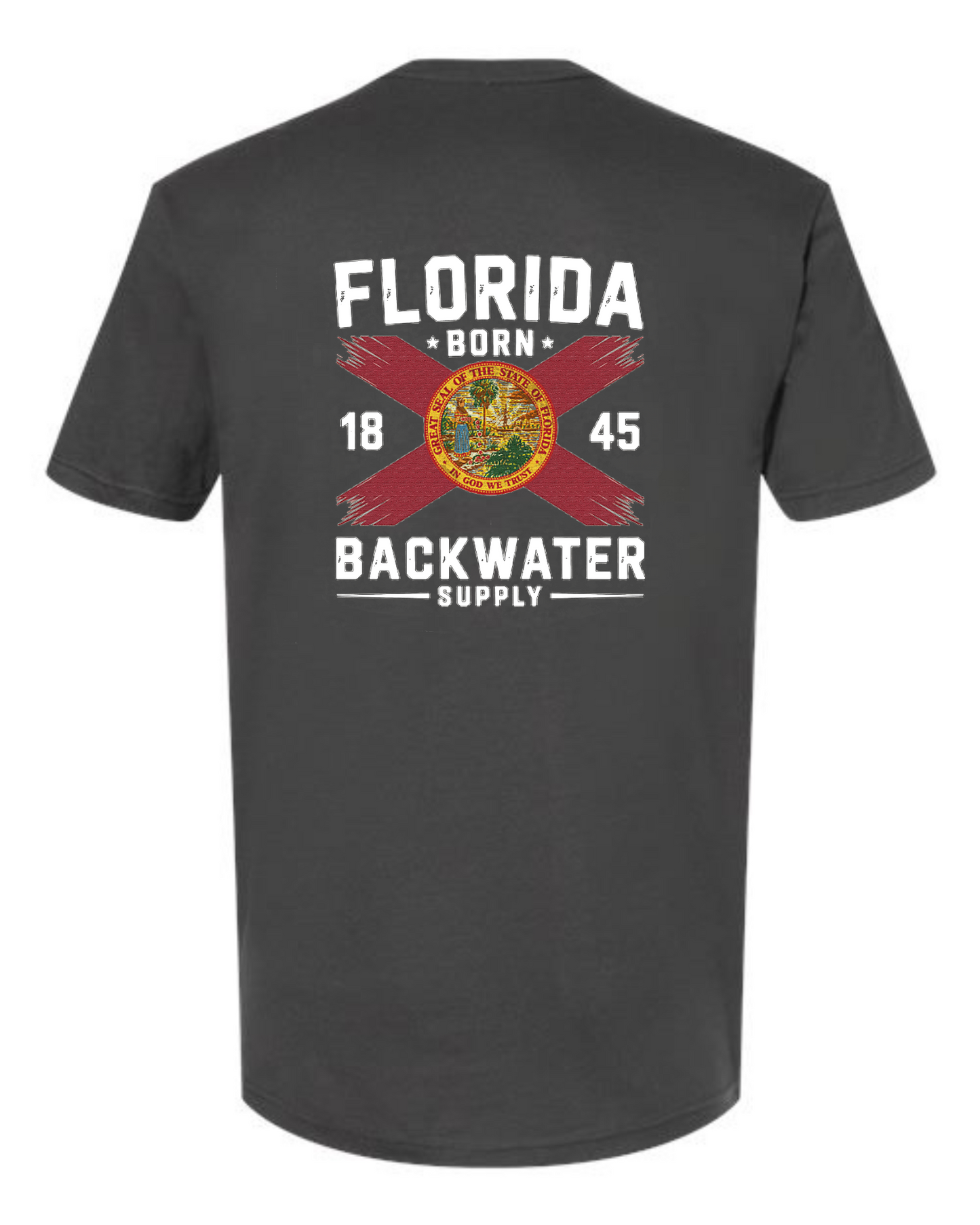 Backwater Supply –  Florida Flag/Florida Born Tee