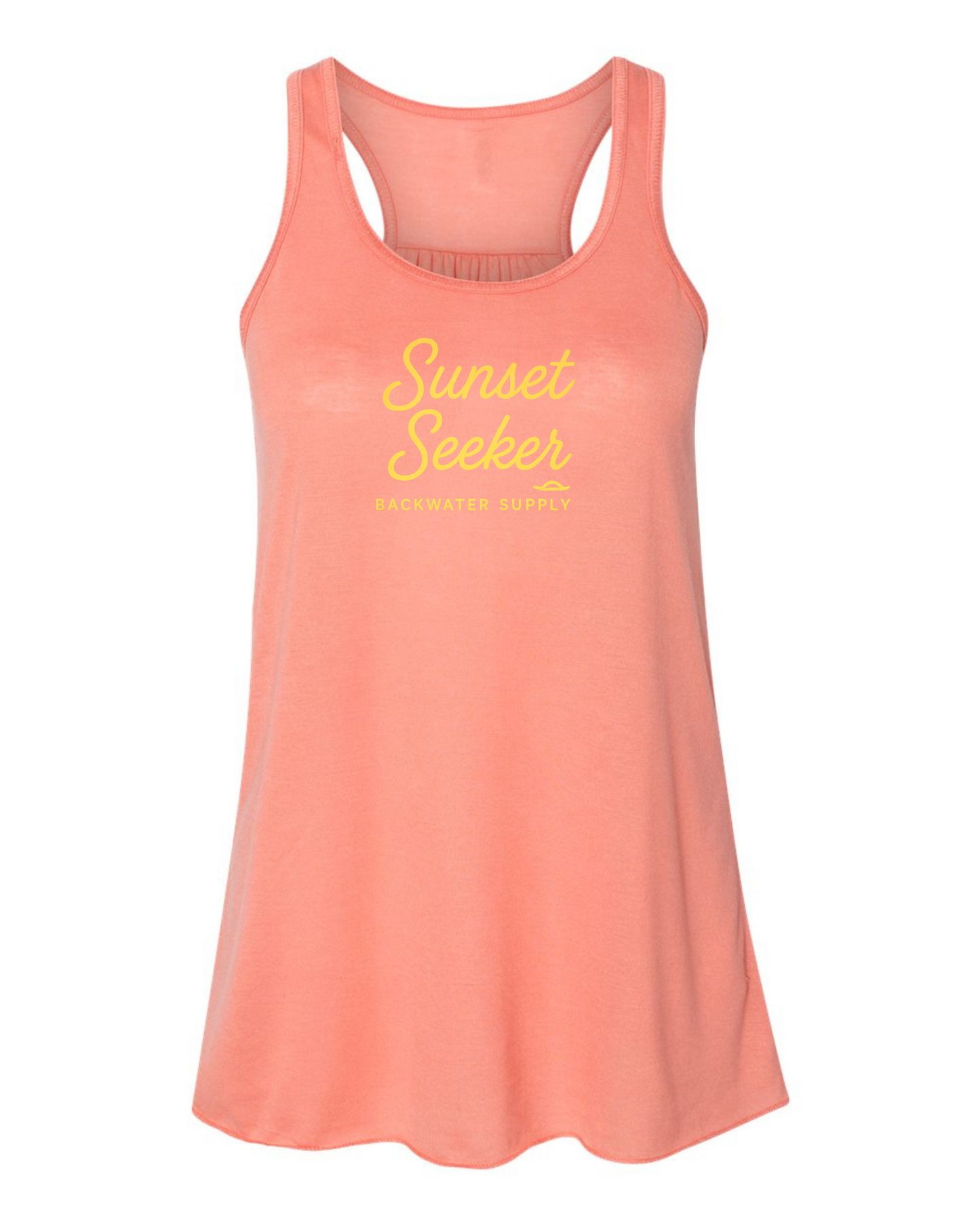Be Still Flowy Racerback Tank – Sunset Seeker
