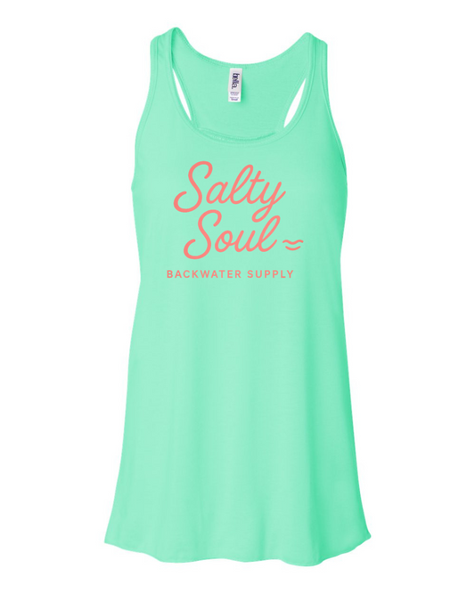 Be Still Flowy Racerback Tank – Salty Soul