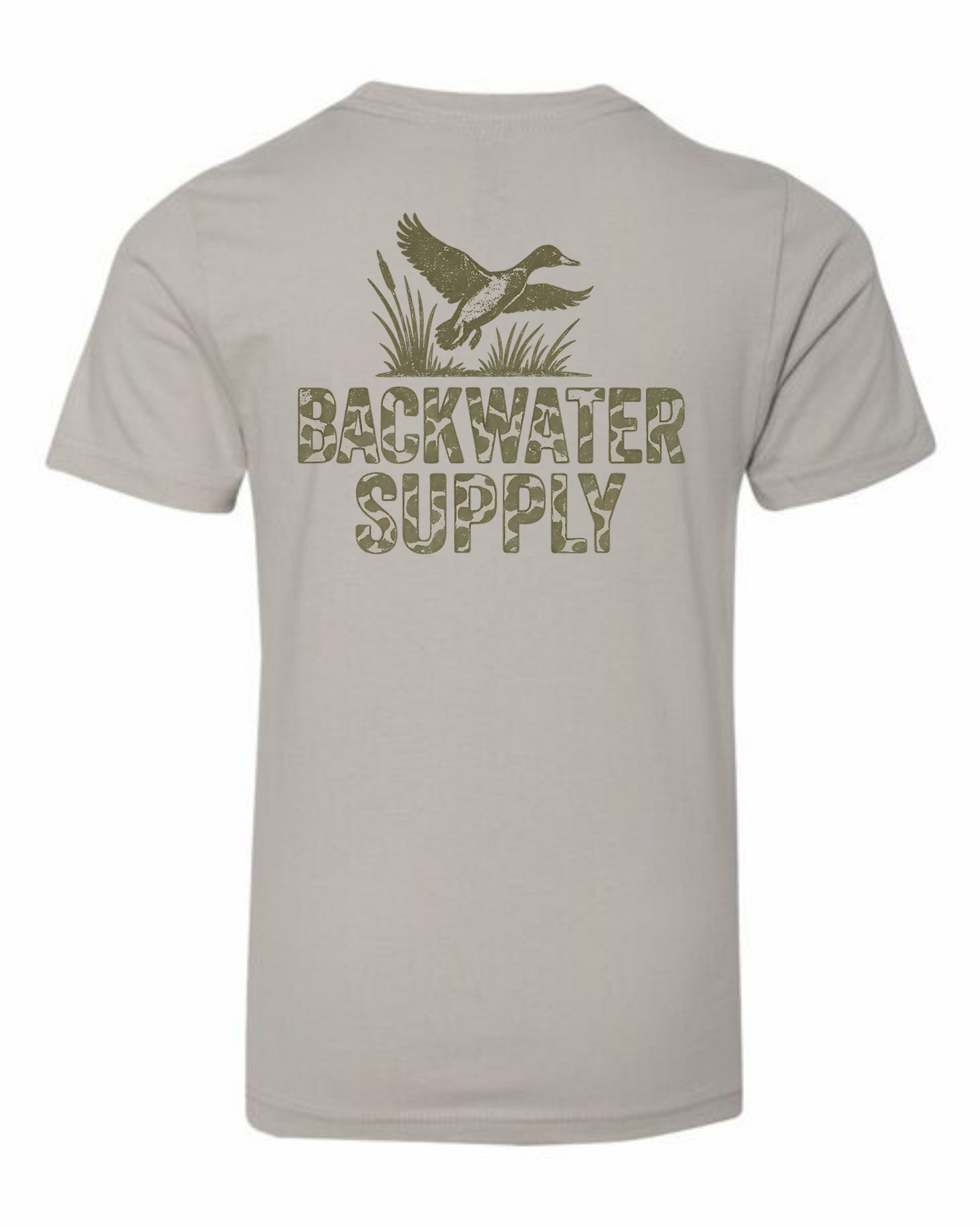 Backwater Supply – Duck Camo Logo Tee