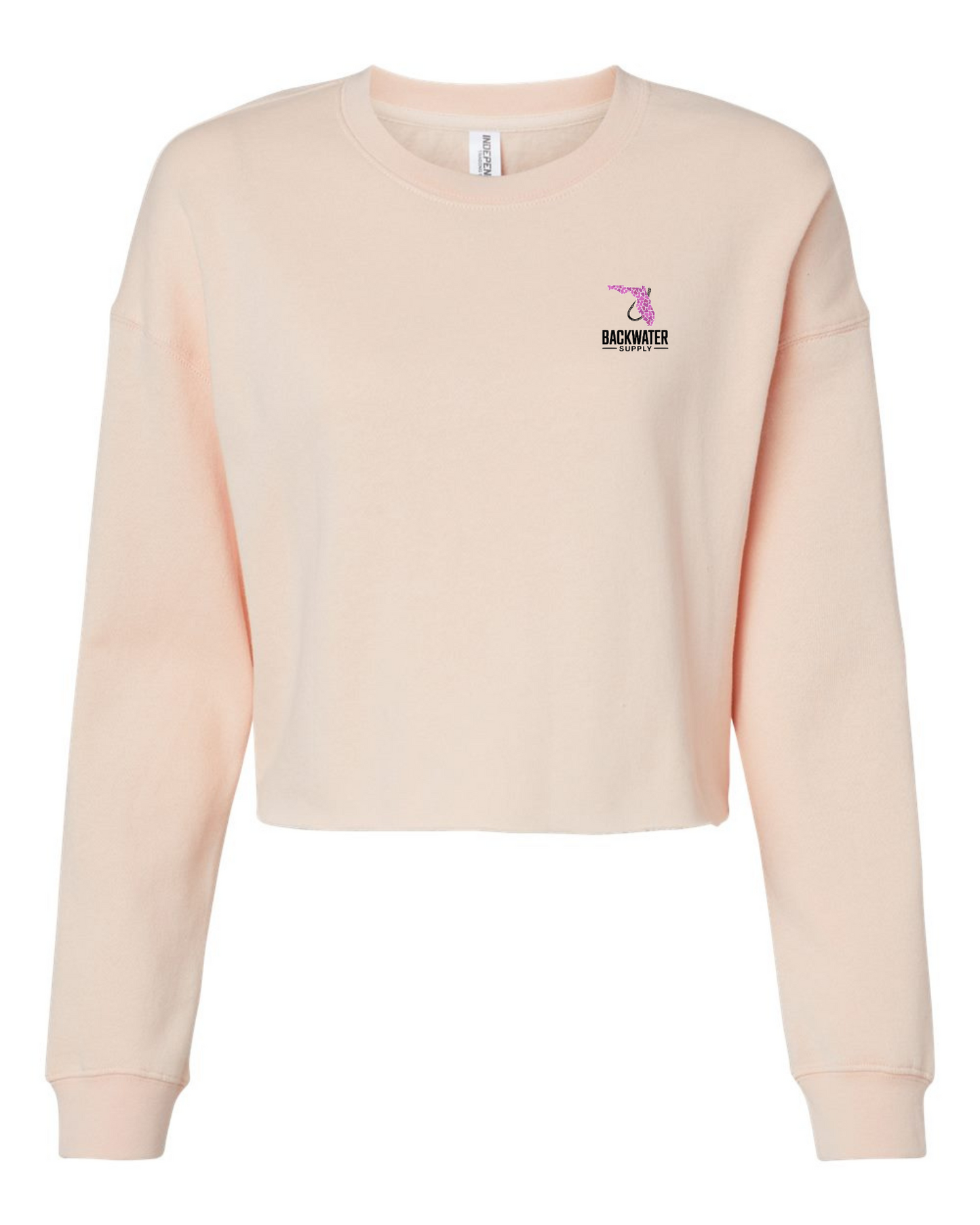 Women’s Lightweight Crop Crewneck Sweatshirt