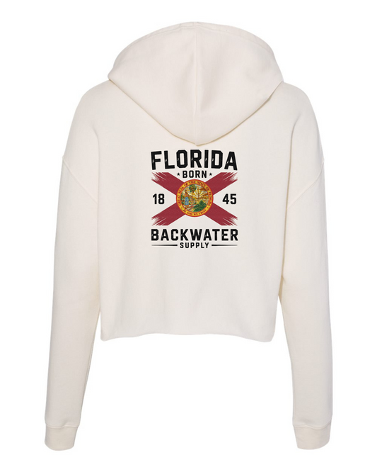 Women's Florida Born Crop Hoodie
