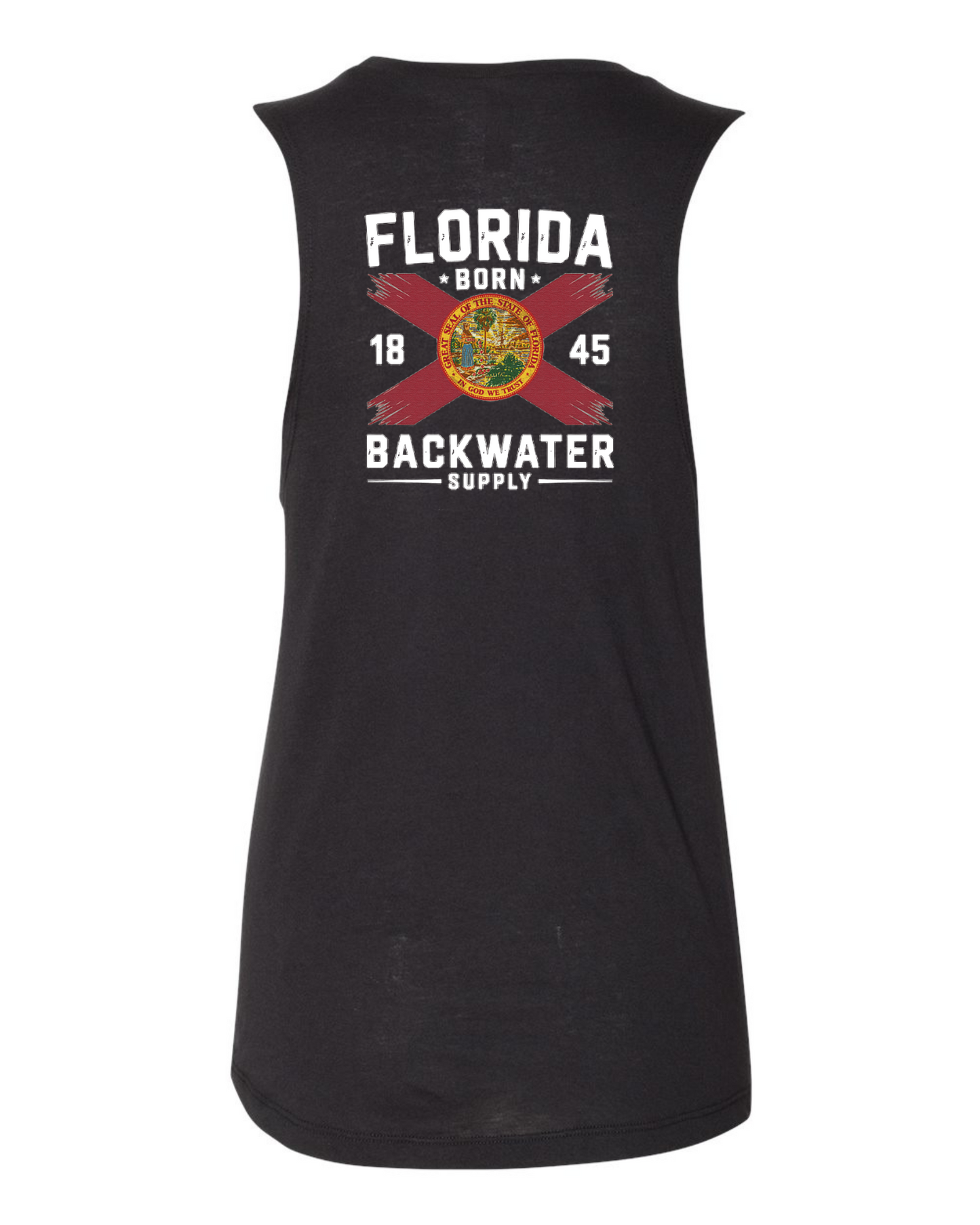 Women’s Muscle Tank -  Florida Flag/ Florida Born