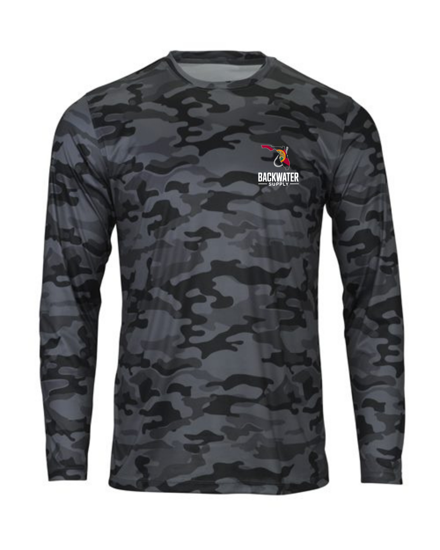 Backwater Supply – Florida Camo Performance Long Sleeve