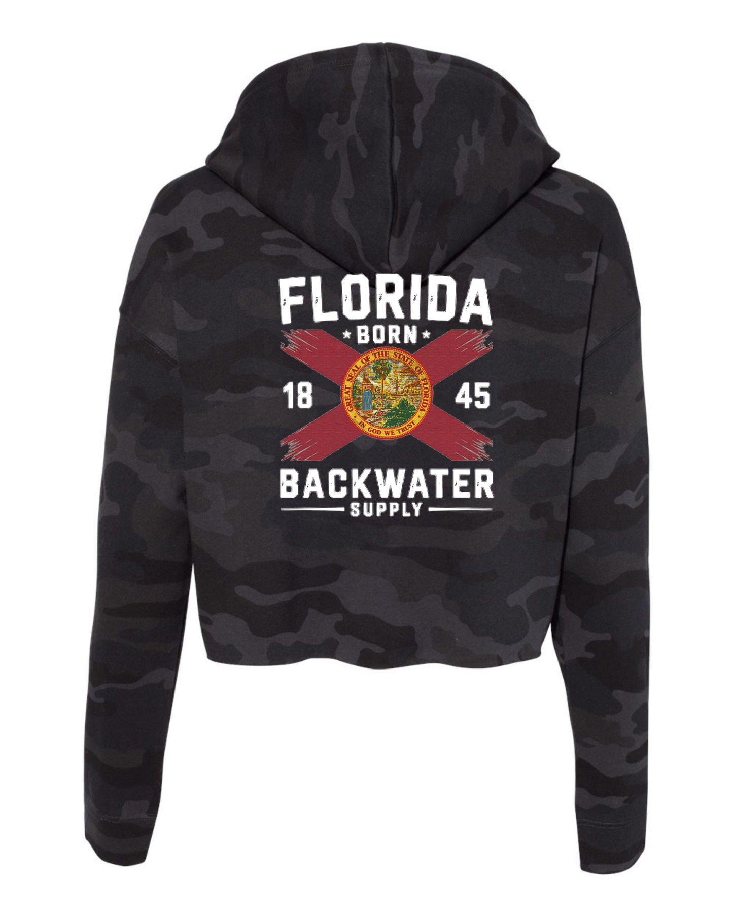 Women's Florida Born Crop Hoodie