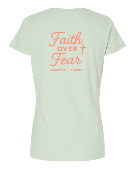Women’s Faith over Fear Tee - Faith Collection