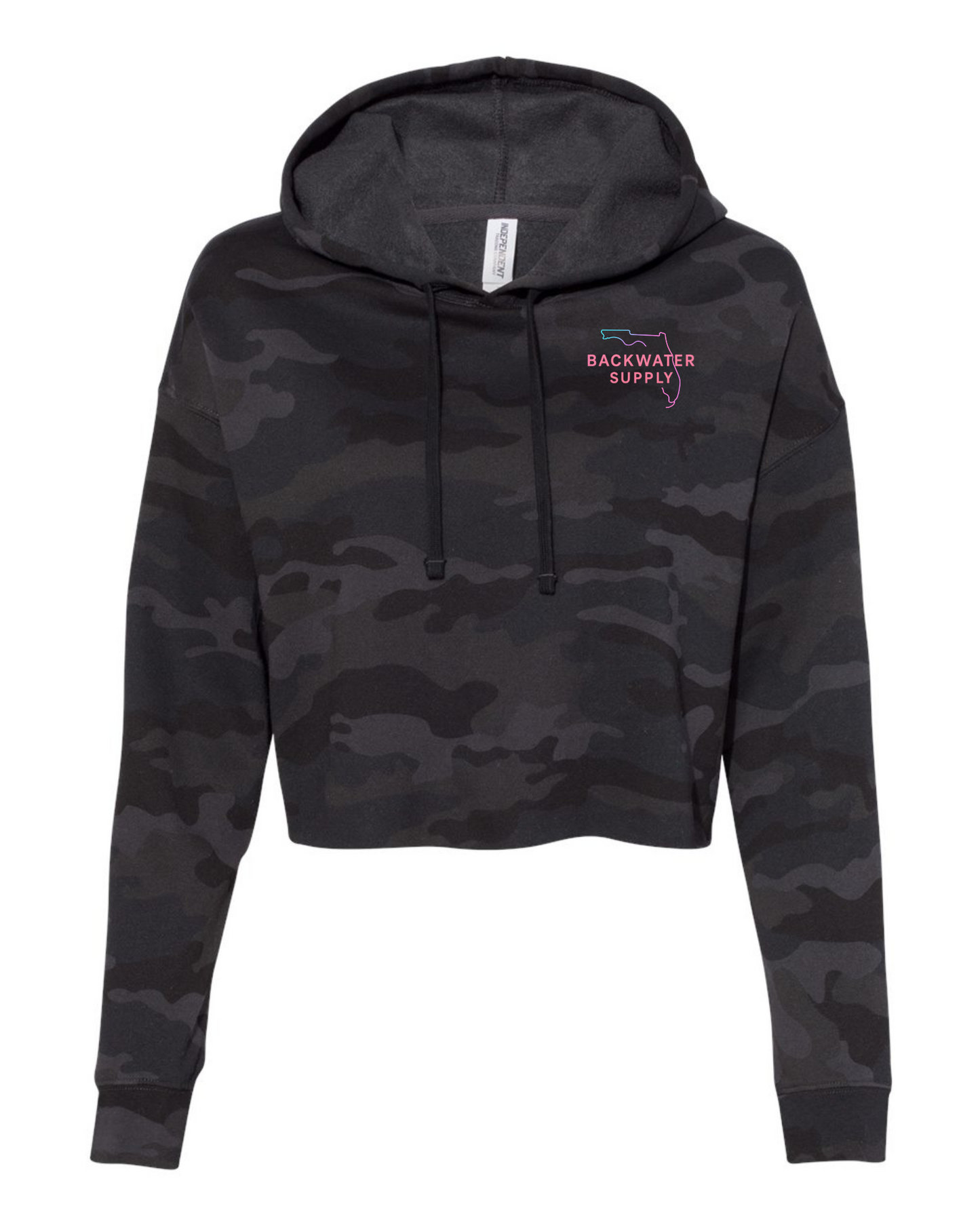 Women's Florida Born Backwater Bred Crop Hoodie