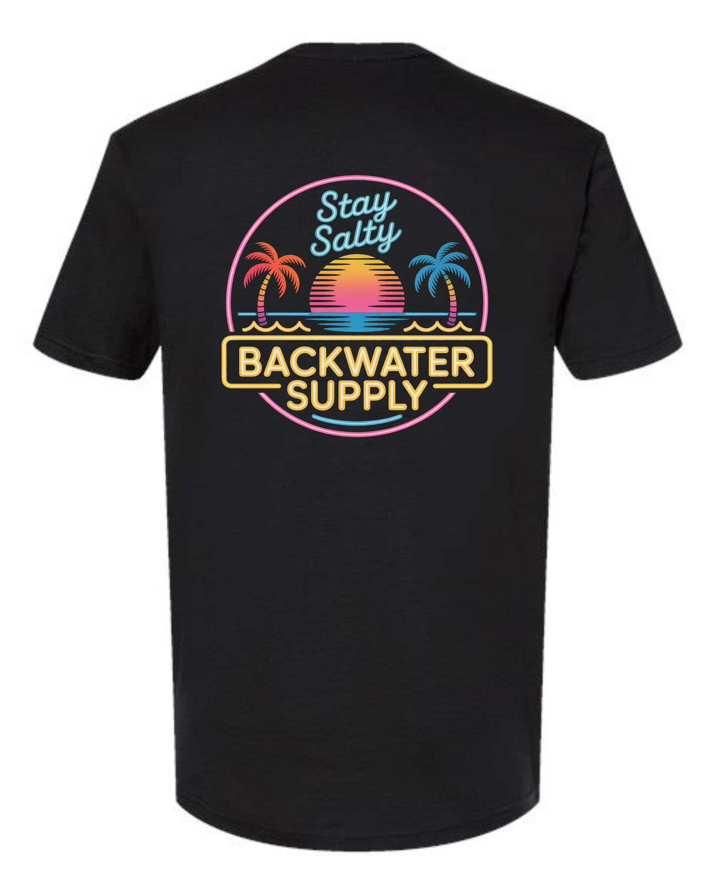 Backwater Supply – Stay Salty Neon Tee