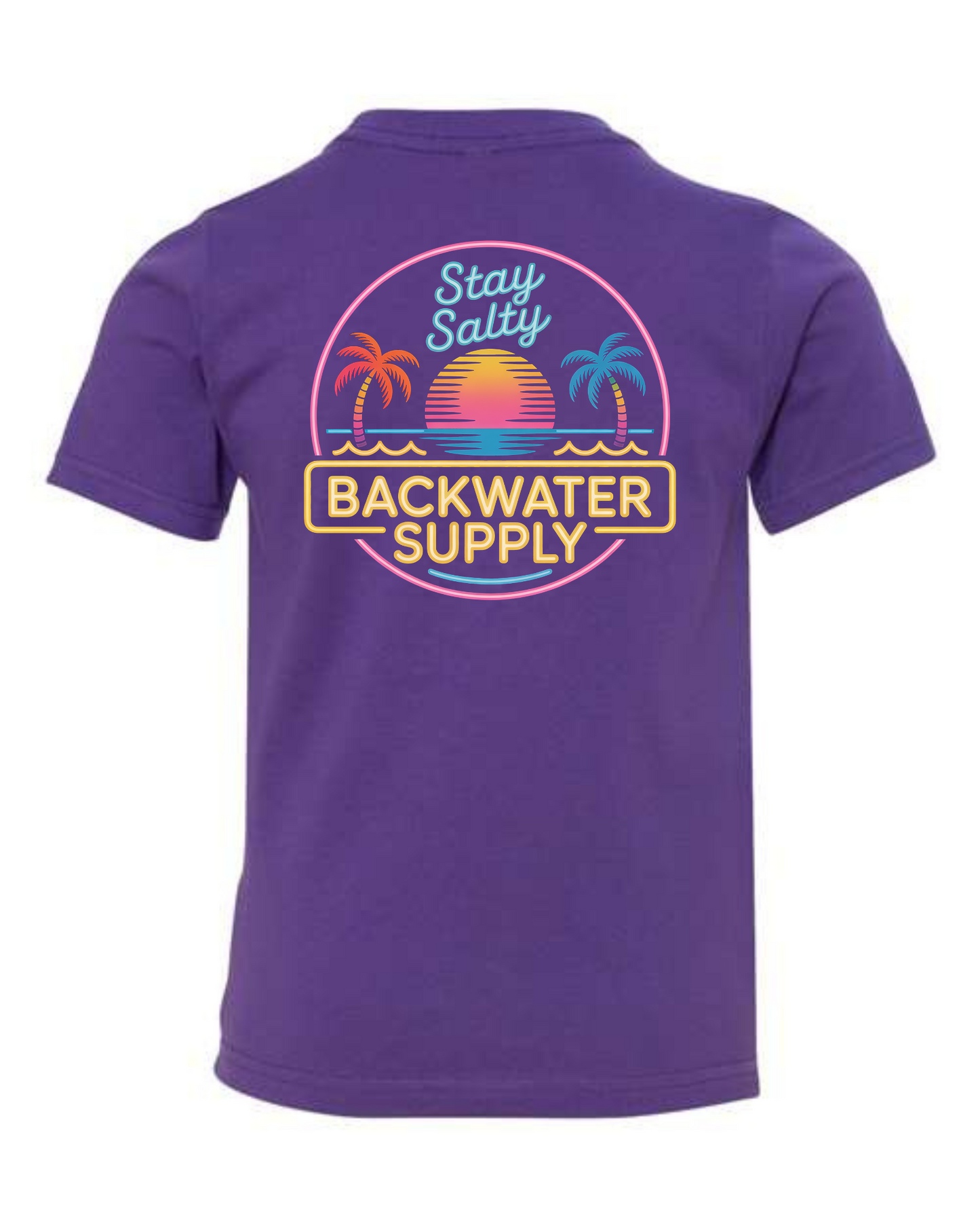 Backwater Supply – Stay Salty Neon Tee