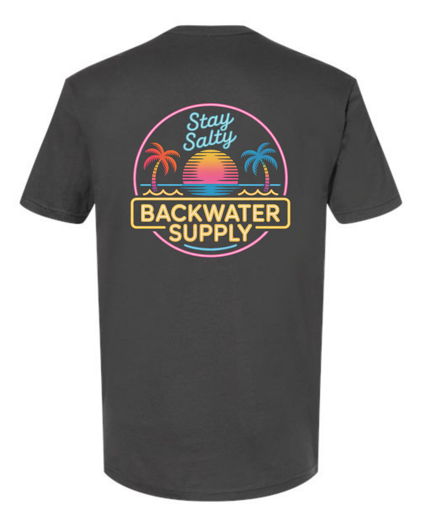 Backwater Supply – Stay Salty Neon Tee