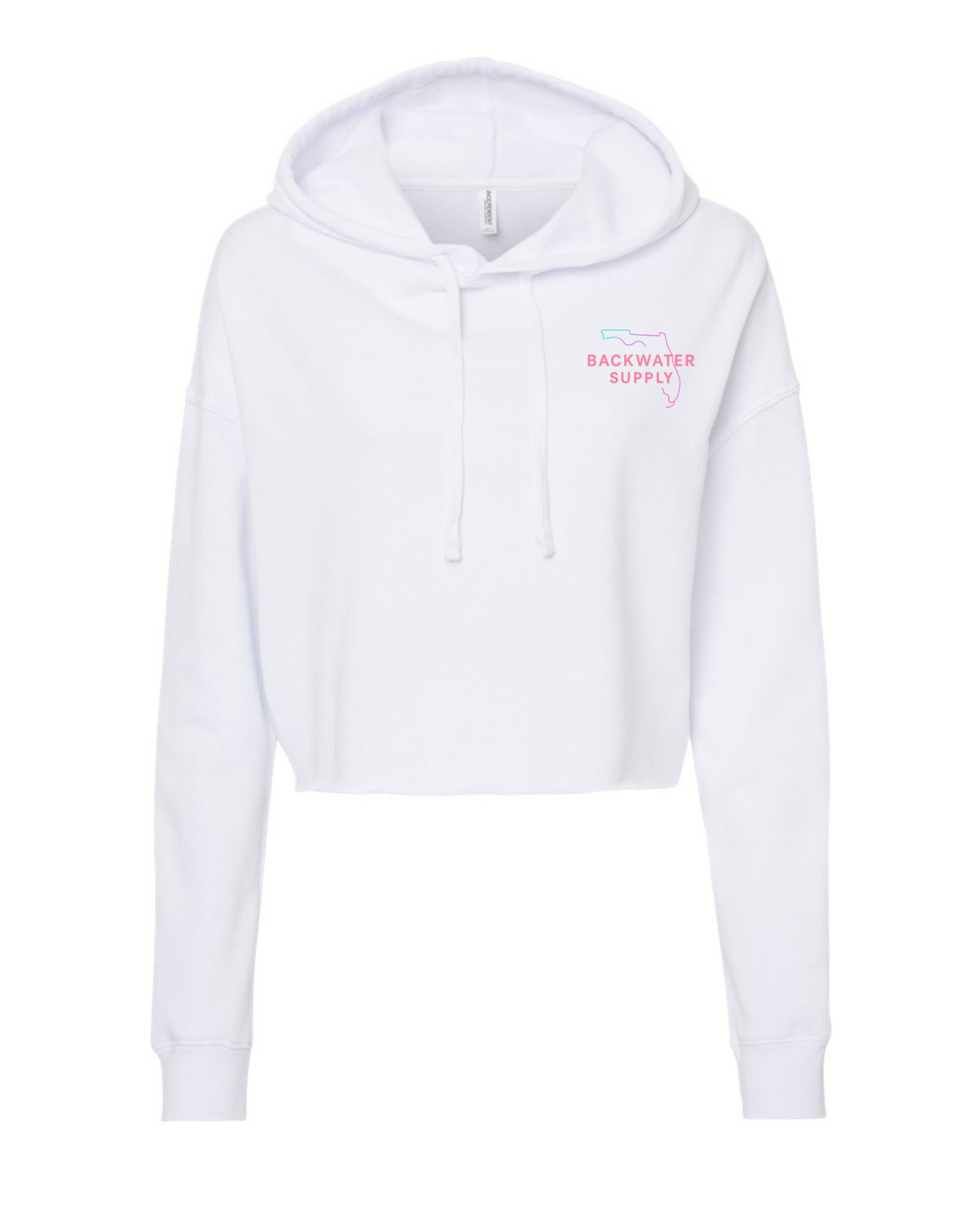 Women's Florida Born Backwater Bred Crop Hoodie