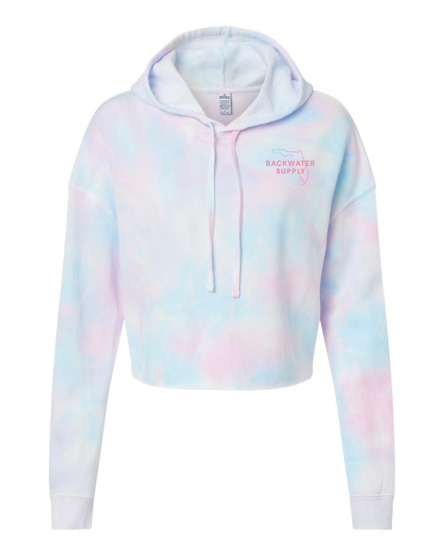 Women's Florida Born Backwater Bred Crop Hoodie