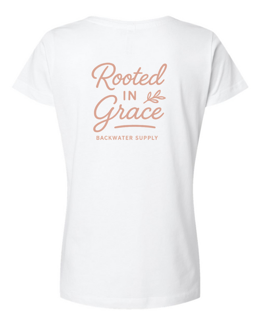 Women’s Rooted in Grace Tee - Faith Collection