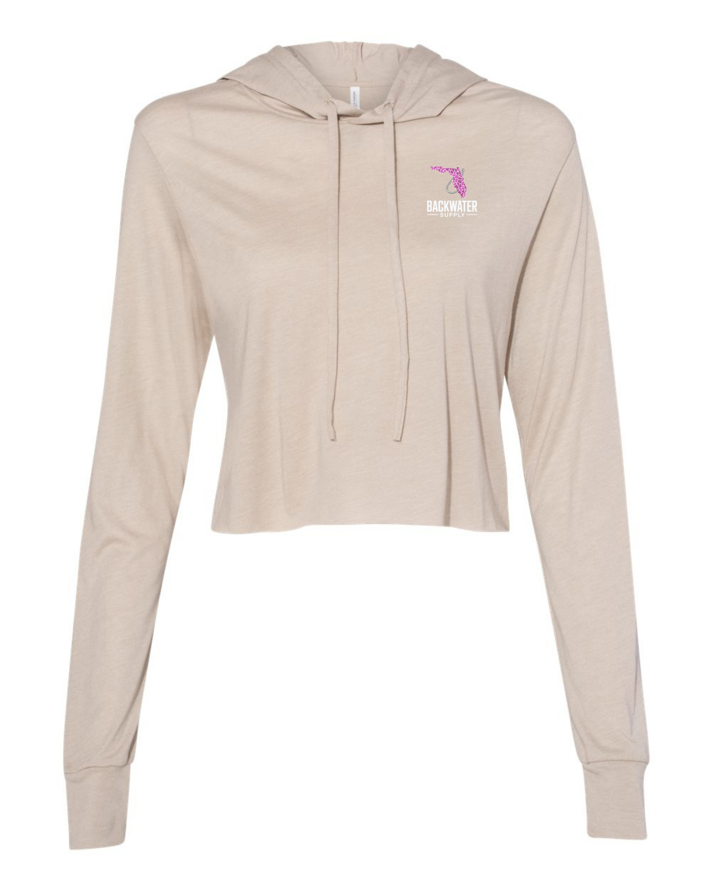 Women's Camo Boar Crop Hoodie Shirt