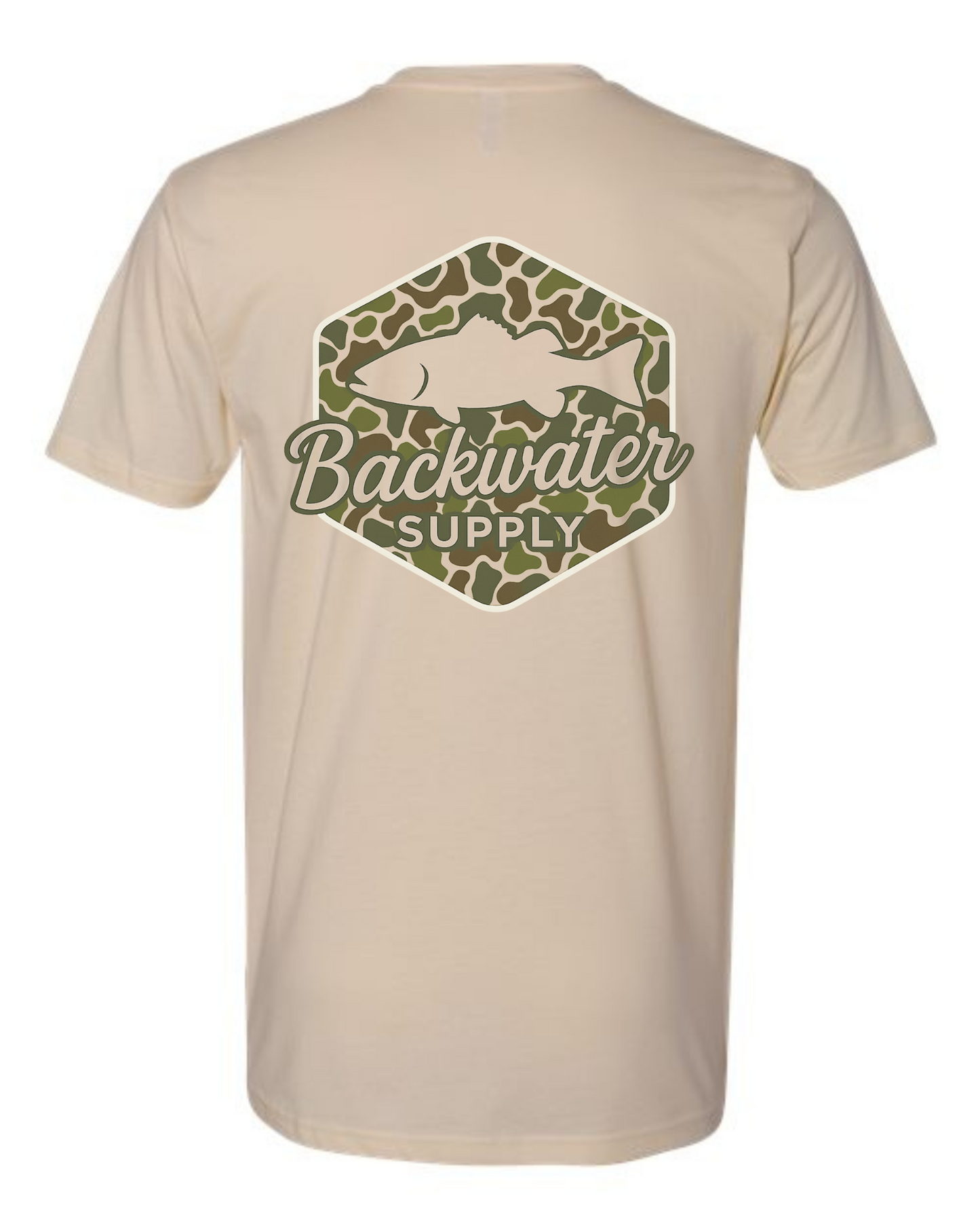 Backwater Supply –  Camo Fish Tee