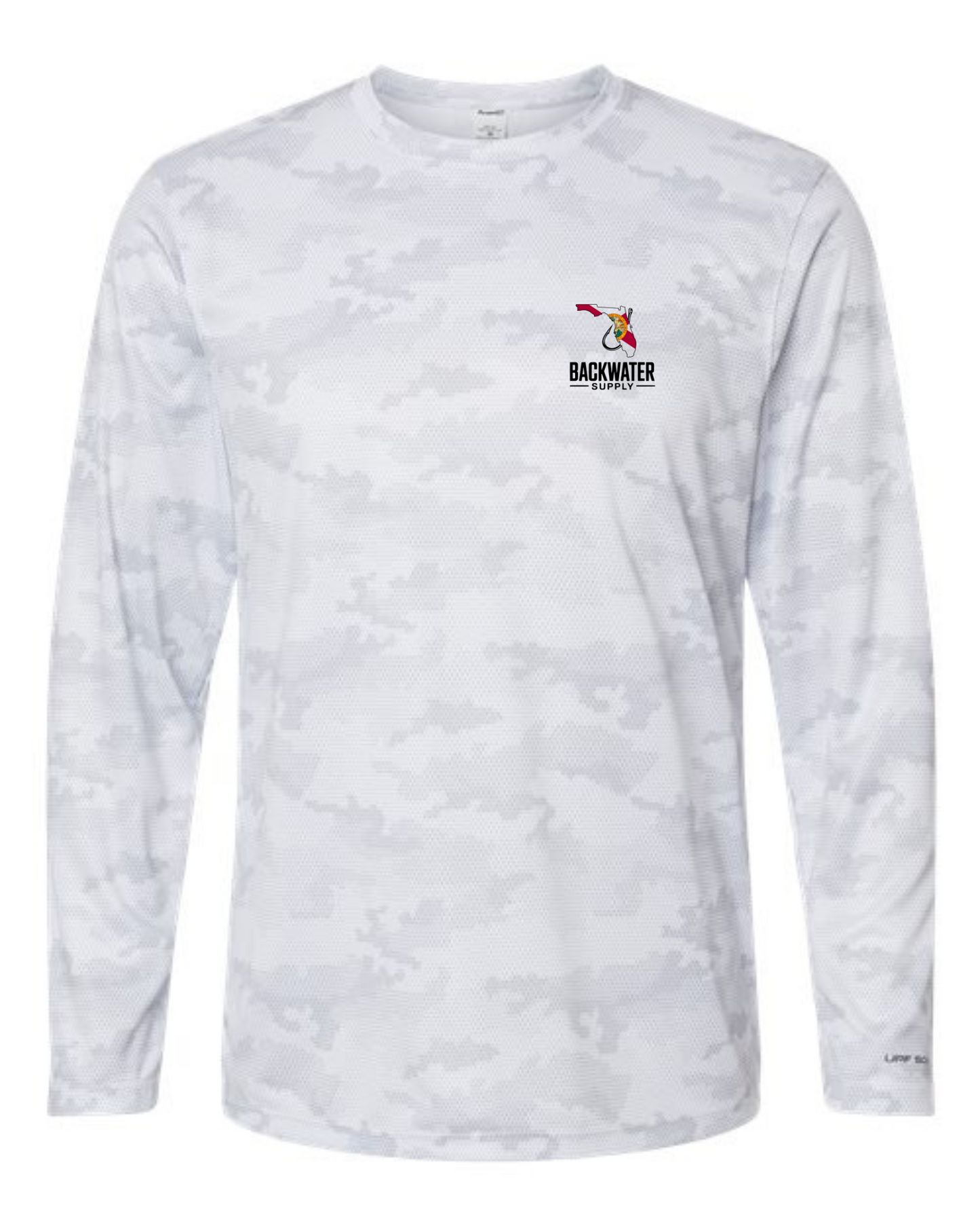 Backwater Supply – Pompano Performance Camo Long Sleeve T-Shirt